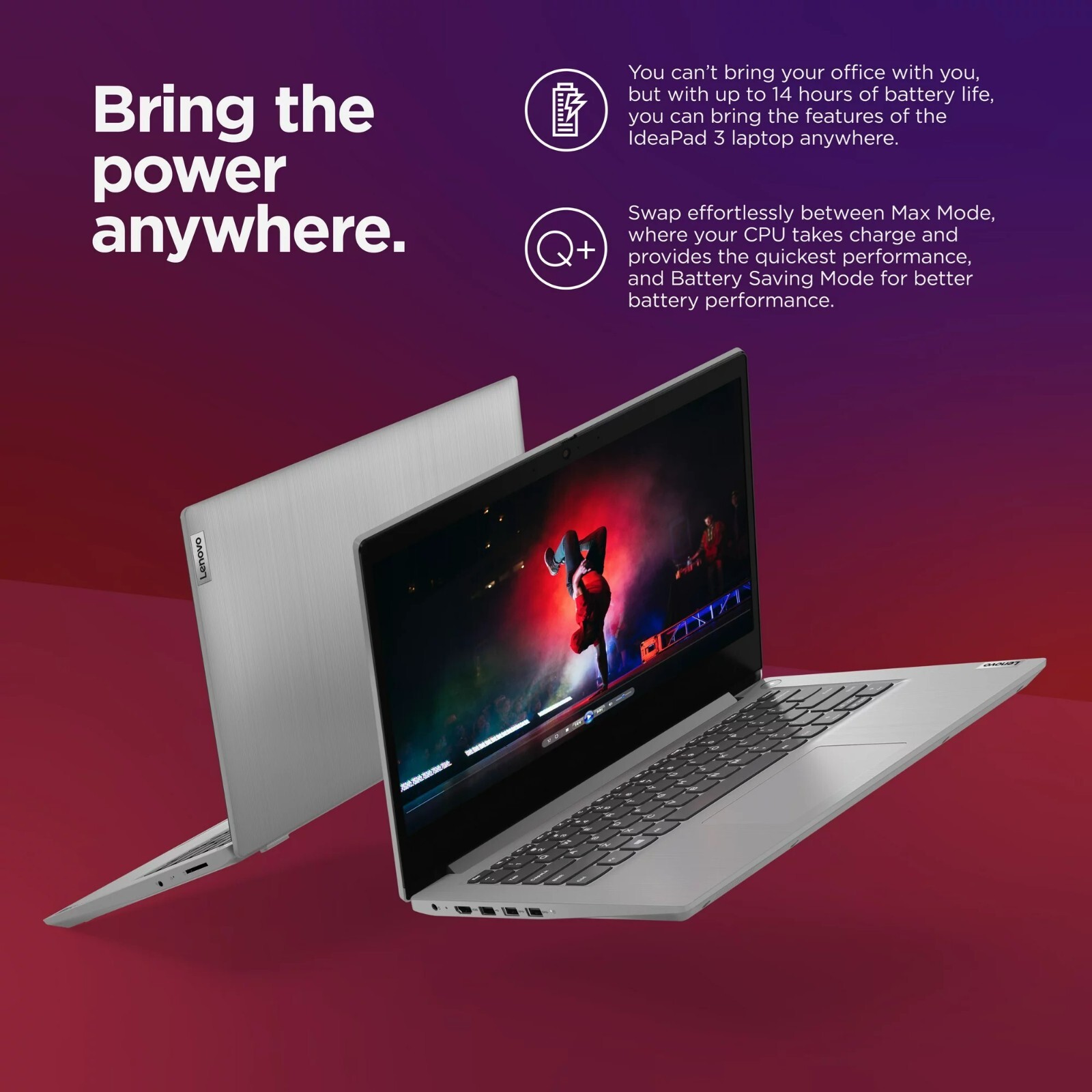 New Lenovo IdeaPad 3 14ITL05 Laptop 128GB i3-1115G4 3GHz 4GB Win 11 Home S Mode