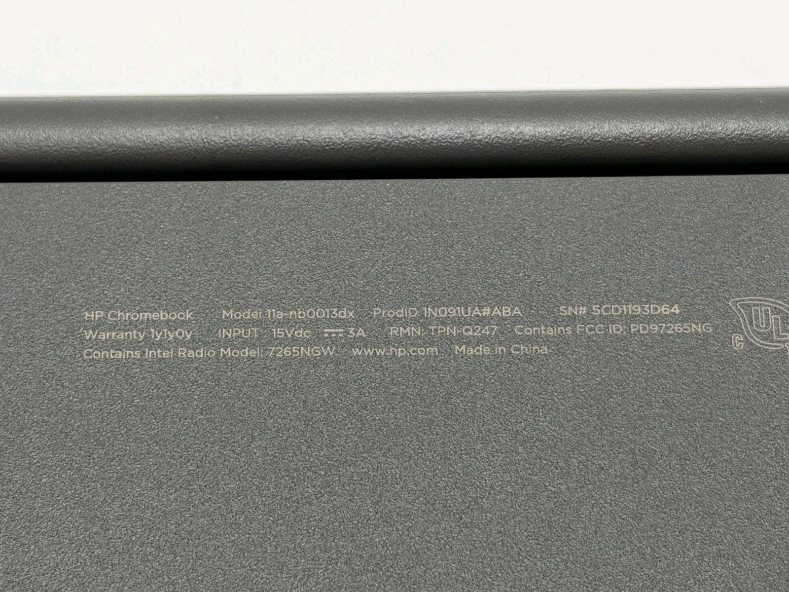 HP Chromebook 11a-nb0013dx 11.6 inch (32GB, Intel Celeron, 4GB) Ash Gray