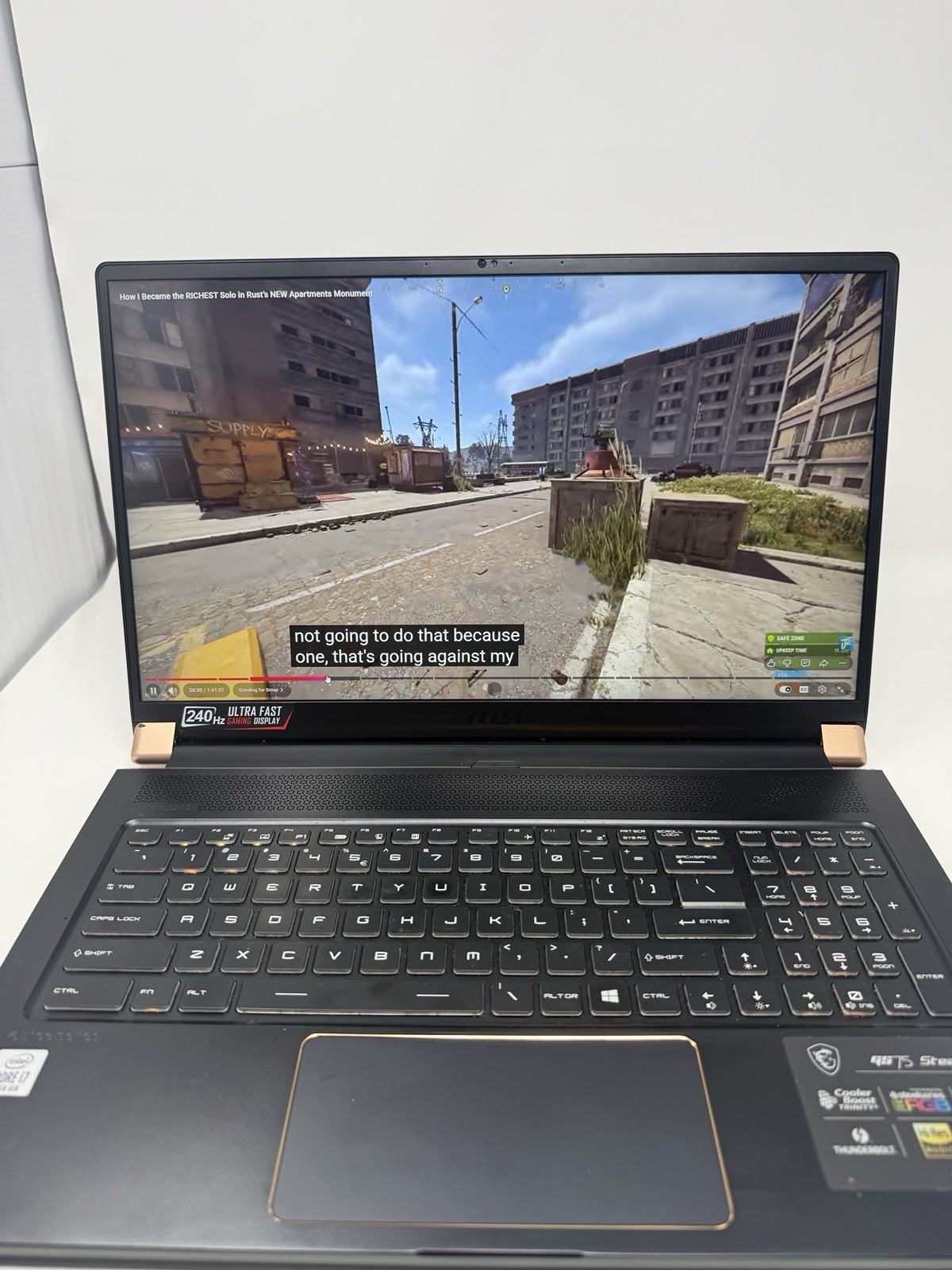 MSI GS75 Stealth 10SE-620 – 17.3″ FHD – i7-10875H –16GB RAM –RTX 2060 –512GB SSD