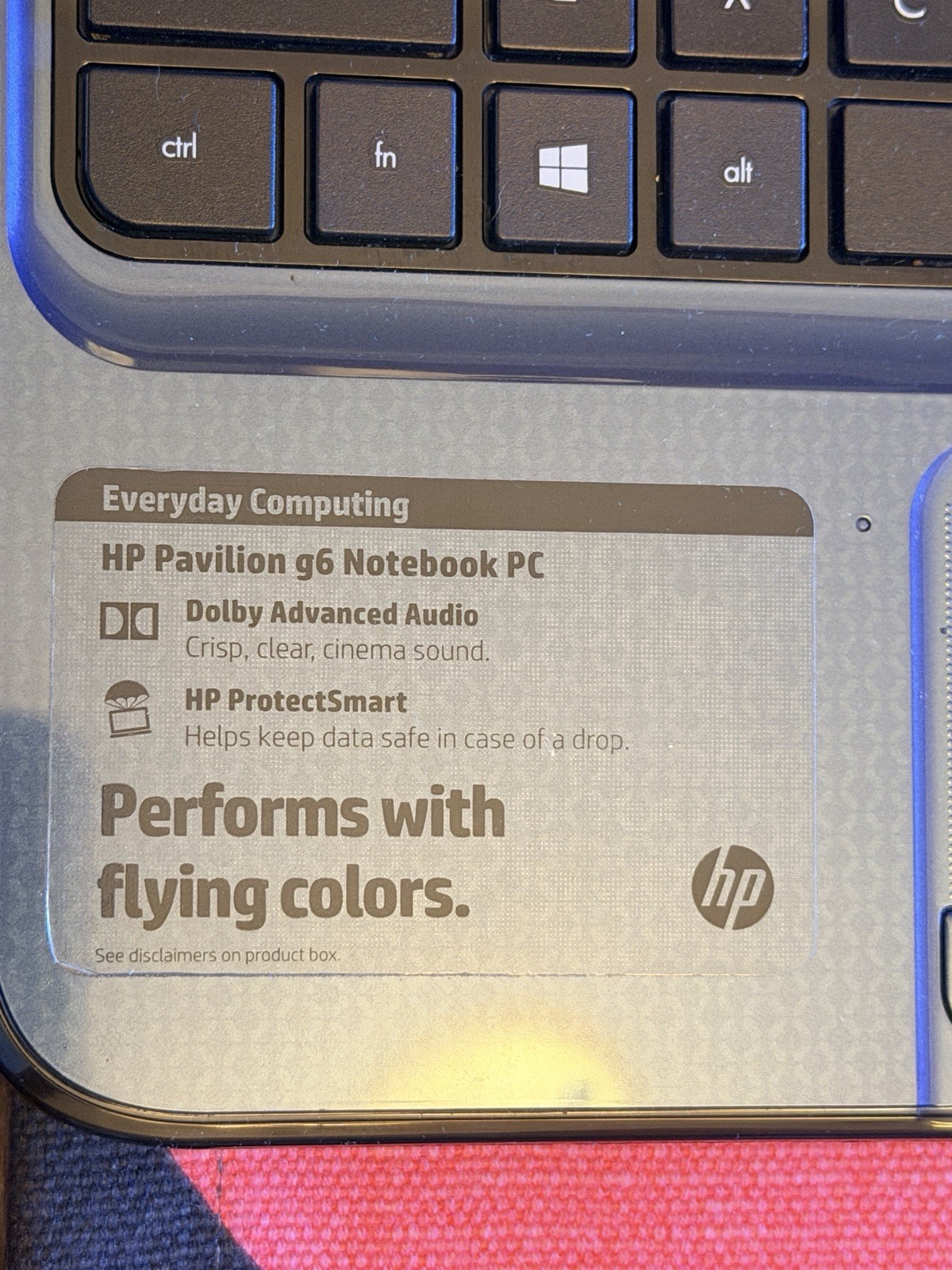 HP Pavilion G6-2217CL 15.6″ Laptop AMD A8-4500M@1.90GHz 750GB HDD 6GB RAM
