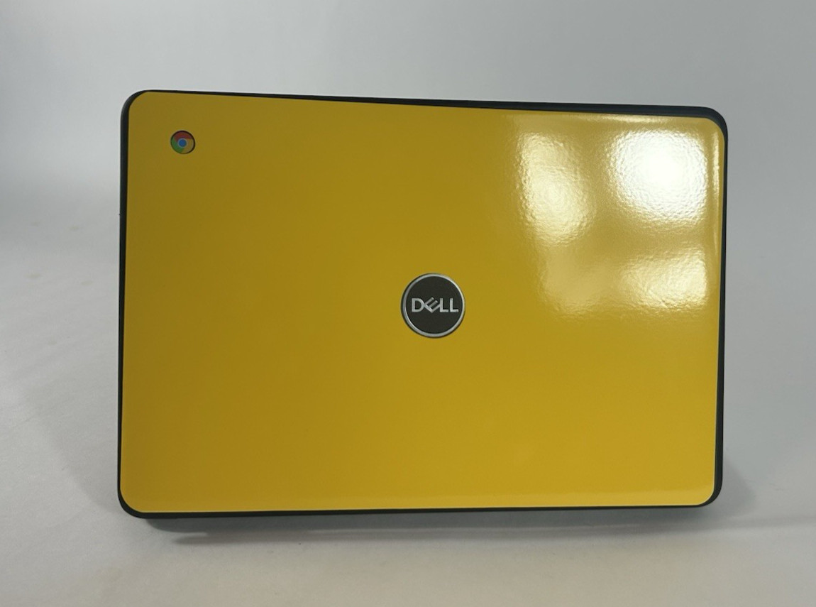 Dell Chromebook (11.6″,Celeron, 4GB RAM 32GB, ChromeOS touch screen yellow
