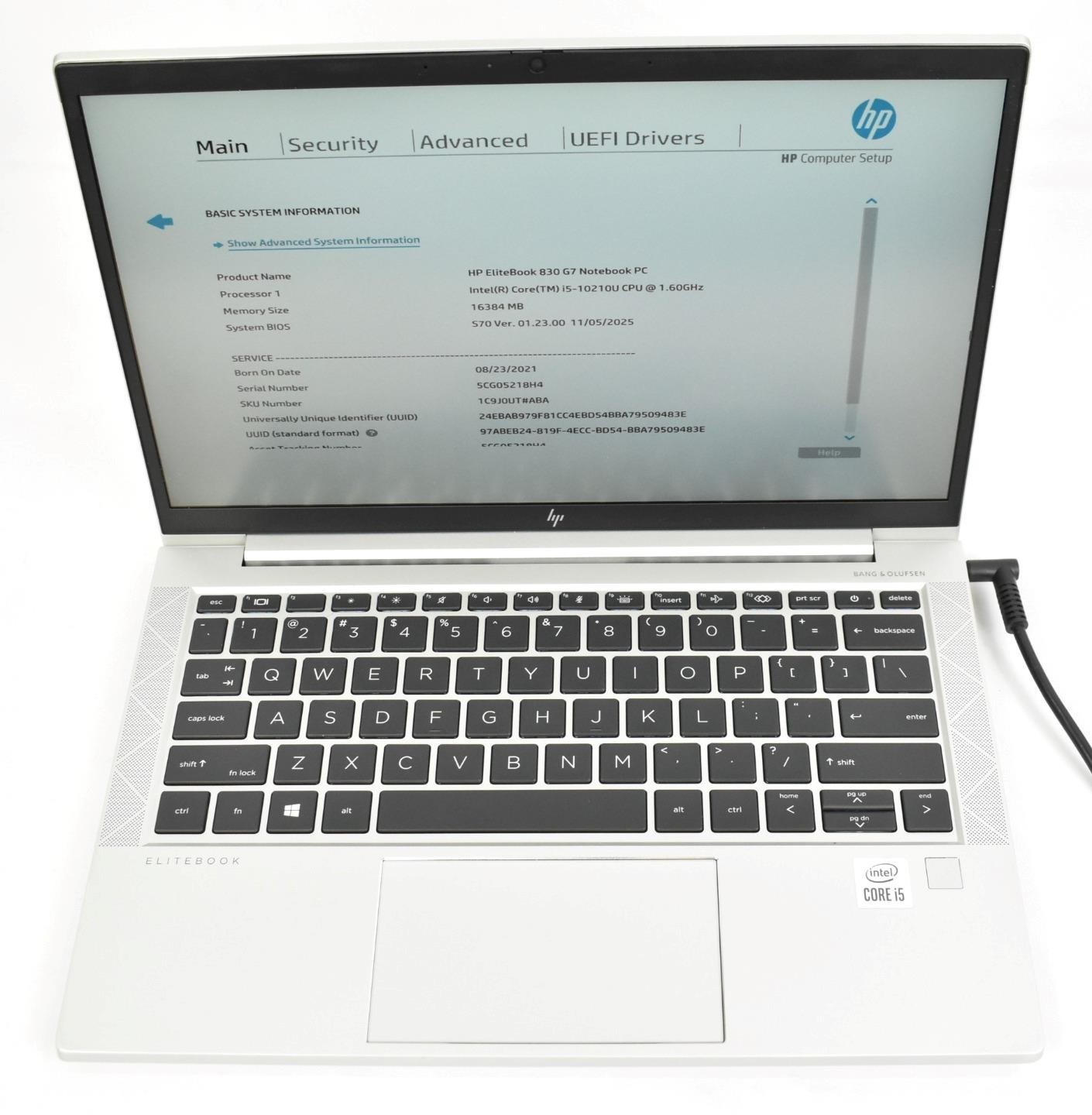 HP EliteBook 830 G7 Laptop i5-10210U 1.6GHz 16GB 256GB SSD 13.3″ No OS