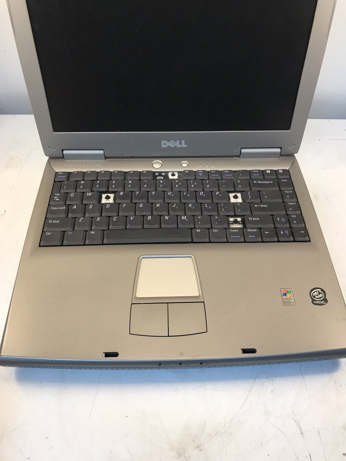 Dell Inspiron 1150 Laptop PP08L 1GB Ram No HDD Boots BIOS Bad screen