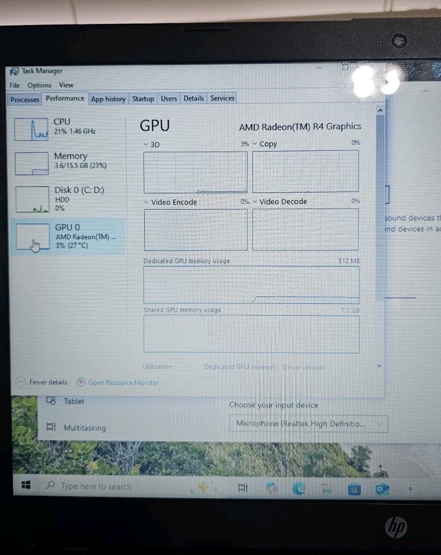 HP Pavilion TPN-C130 AMD A6-9220 2.50GHz 16GB 466GB HDD 15.6″ WIN 10 Home
