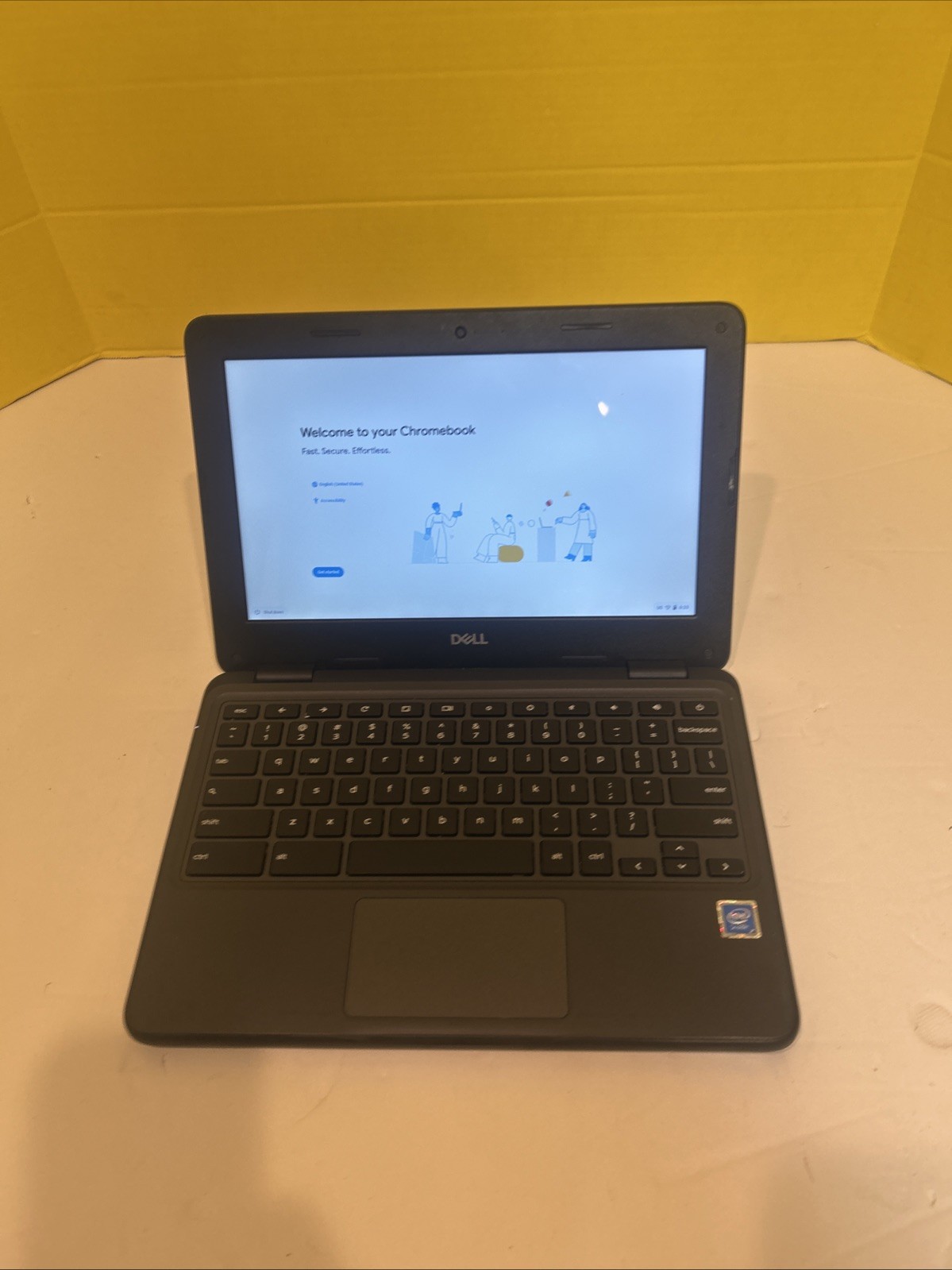 Dell 3100 Touchscreen Chromebook Working Great Description Bezel Read