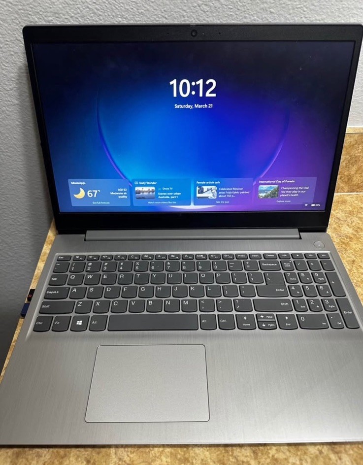 Lenovo IdeaPad 3 15IIL05 Laptop Intel i5 12GB RAM 238GB SSD 15.6″ Gray Win11