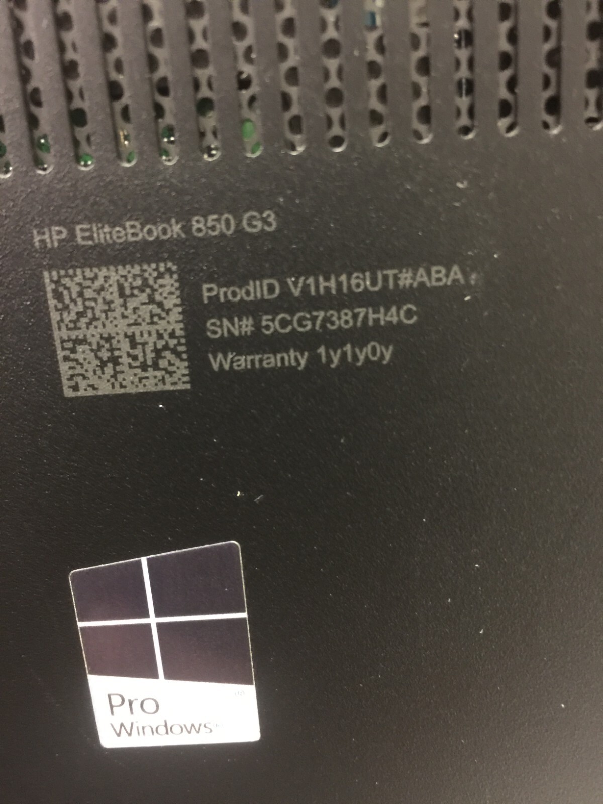 HP EliteBook 850 G3 15.6″ (256GB Core i5 6th gen 2.30GHz 8GB RAM WIN 11 PRO