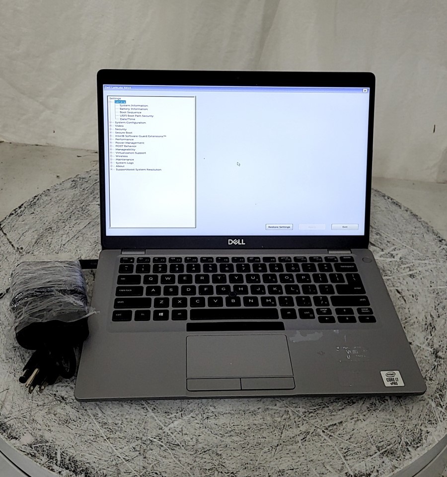 DELL LATITUDE 5410 PC Laptop INTEL CORE I7-10610U 8GB 128GB SEE NOTES
