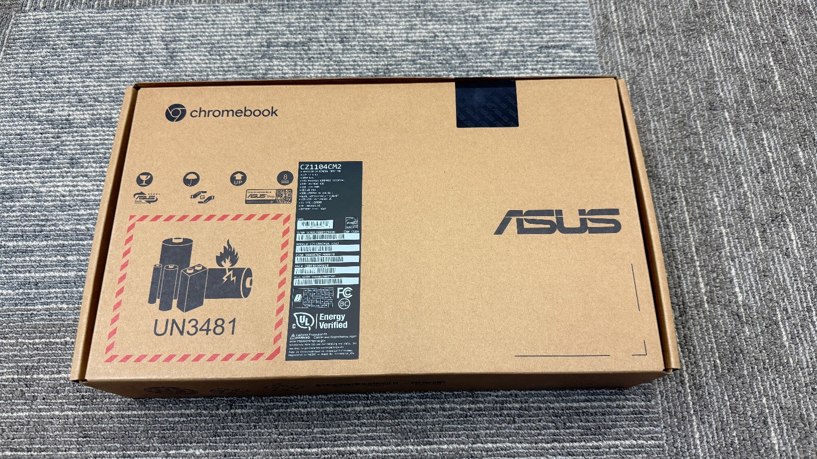 Lot of 5 – ASUS Chromebook CZ11 11.6″ HD 8-Core 4GB 32GB Gray ChromeOS–Warranty