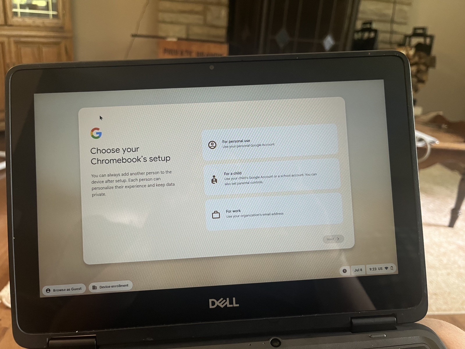 Dell Chromebook 3100 2-in-1 11.6″ Touchscreen Laptop Celeron 4GB RAM 32GB SSD