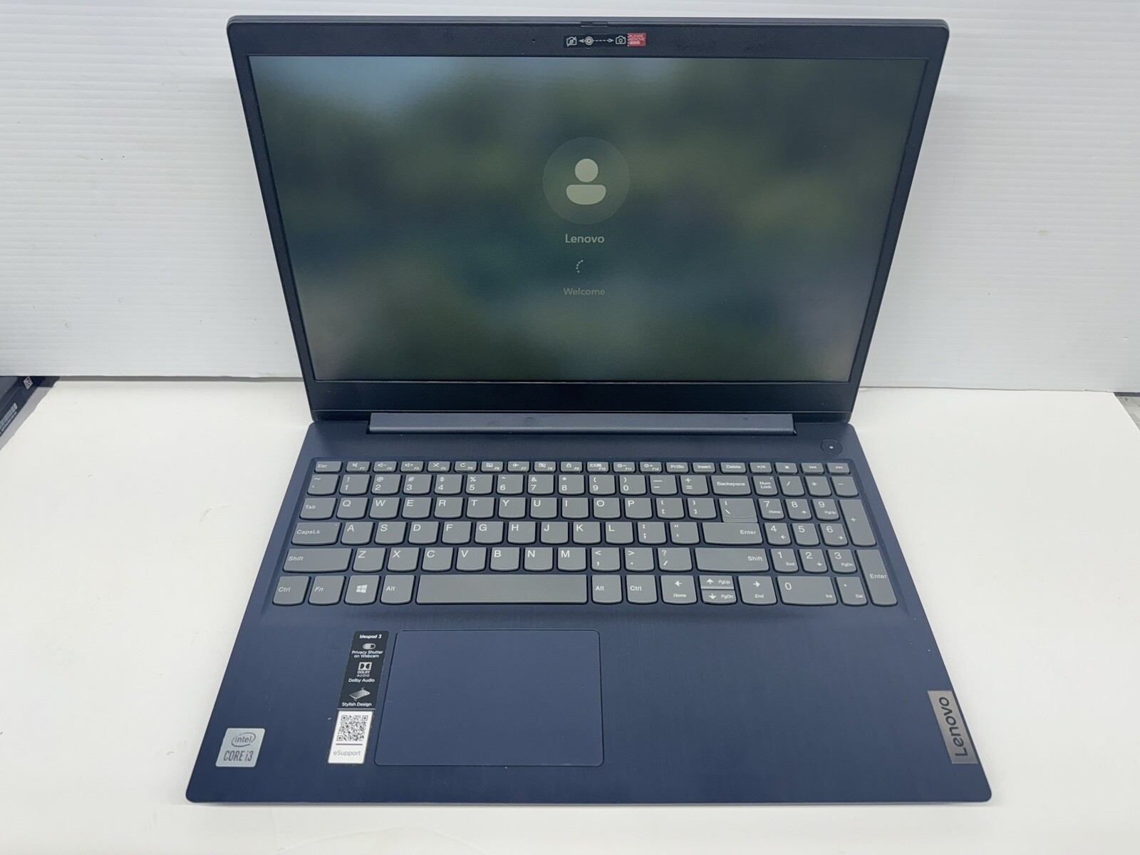 Lenovo IdeaPad 3 15IML05 Touch Screen 256gb Ram 8gb i3
