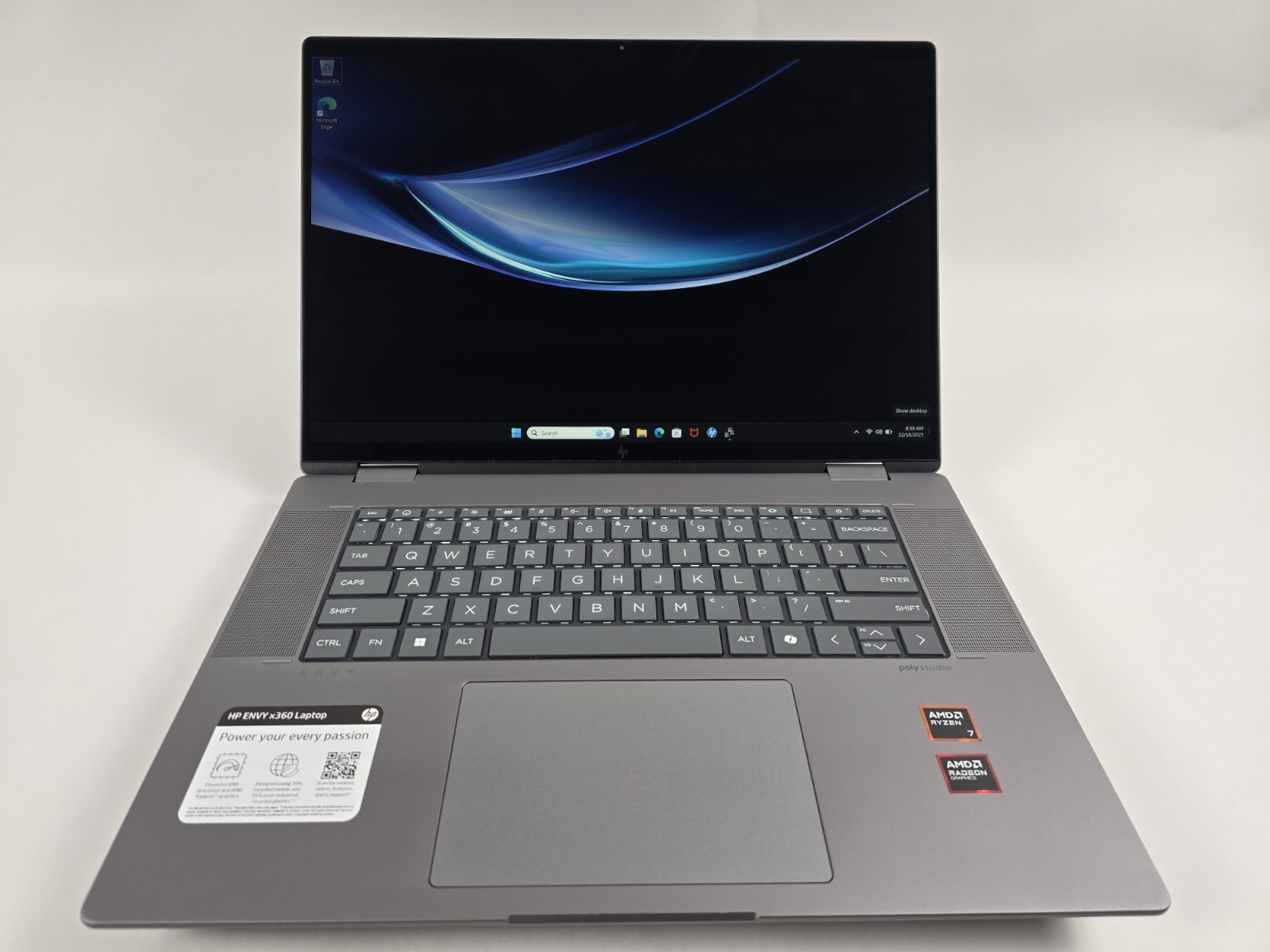 HP Envy x360 16″ WUXGA 2-in-1 Touch Ryzen 7 8840HS 16GB 1TB SSD – Used