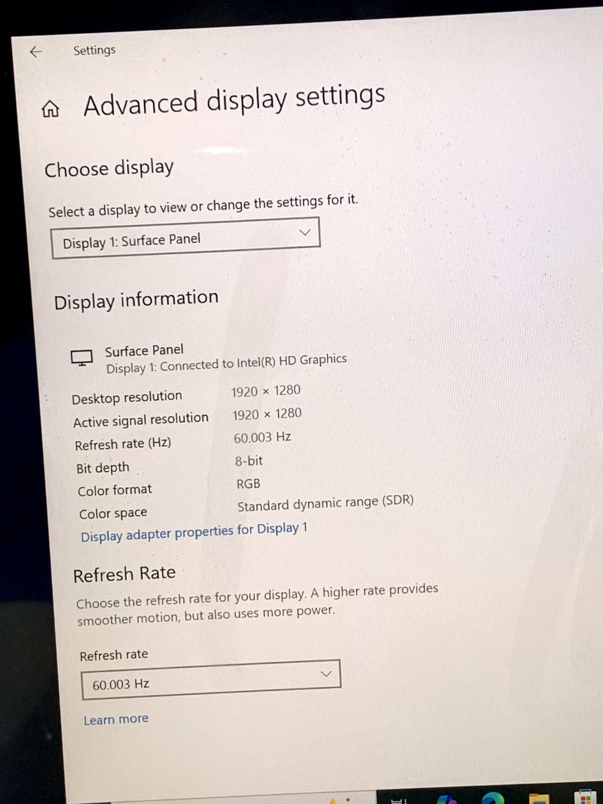 MICROSOFT SURFACE 1645 ATOM X7-Z8700@1.60GHZ 4GB RAM 128GB W10P TOUCH W/AC *QTY