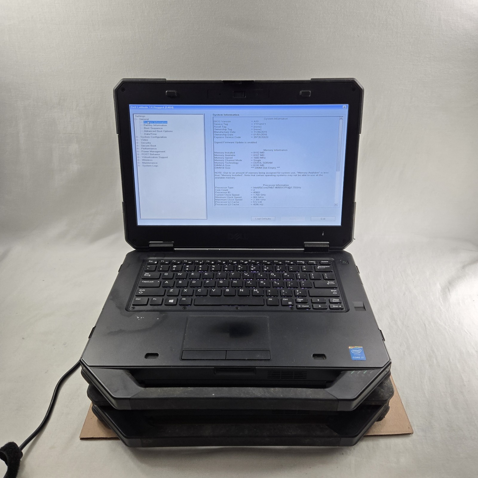 Lot of (2) Dell 14 Rugged 5404 i7-4650U 1.7GHz 8GB RAM No SSD/OS – READ