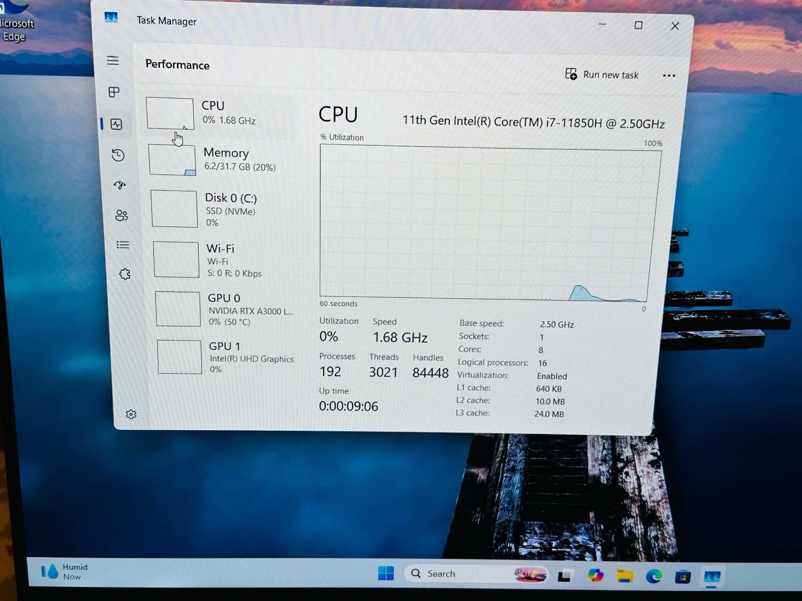 Dell Precision 5760 17in i7-11850H 32GB 512GB SSD RTX A3000 Win11 Pro