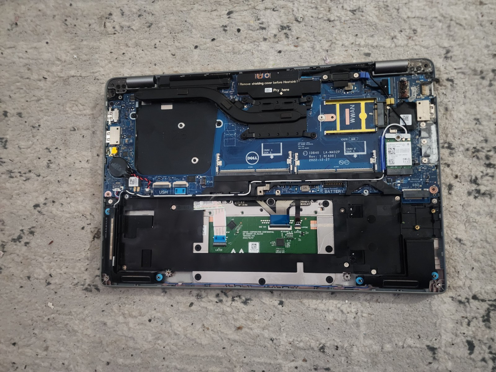 💻 Dell Precision 3480 / i7 11th Gen / No RAM LIQUID DAMAGE NO BOOT PARTS/REPAIR