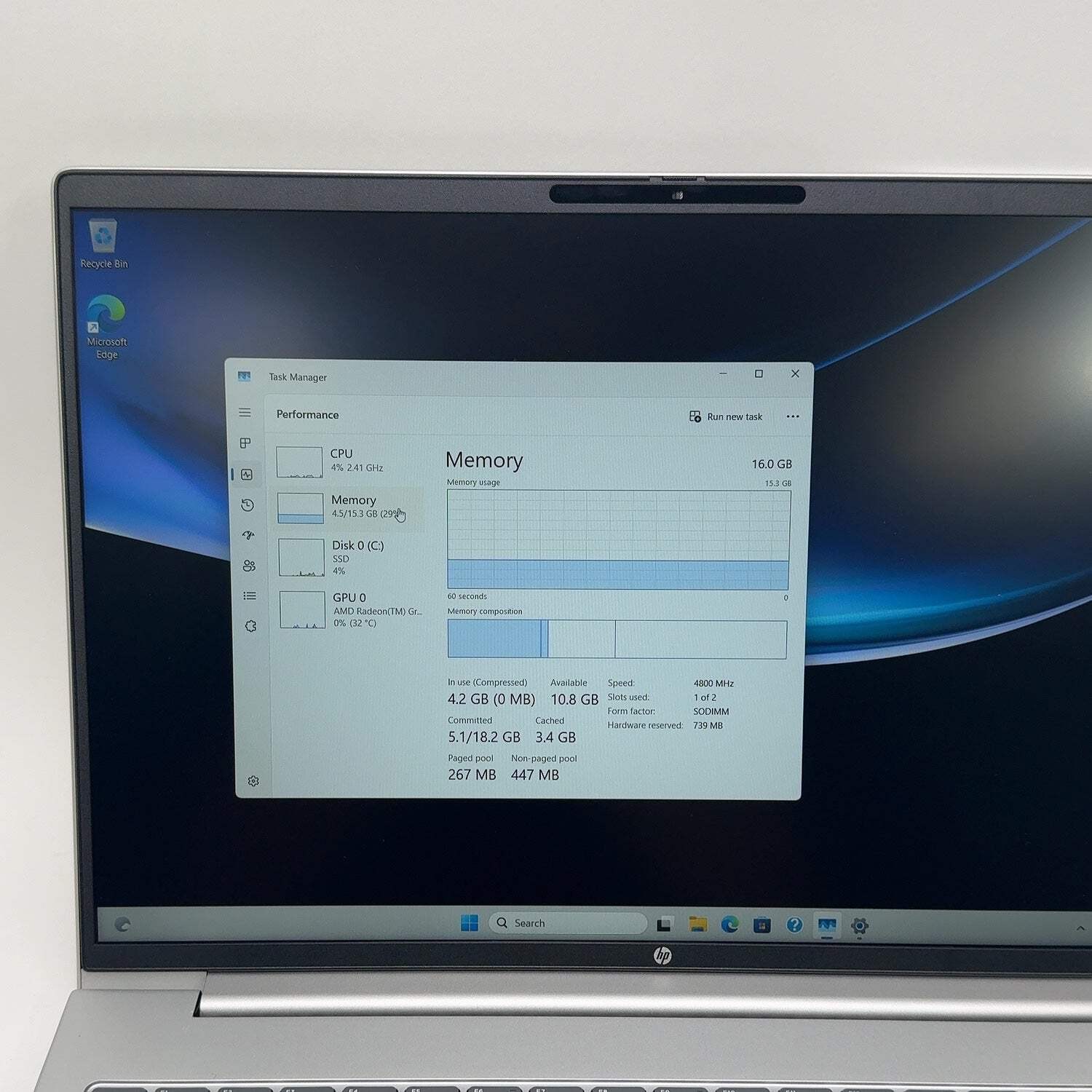 HP ProBook 465 G11 16″ Ryzen 7 7735U 2.7GHz 16GB RAM 512GB SSD
