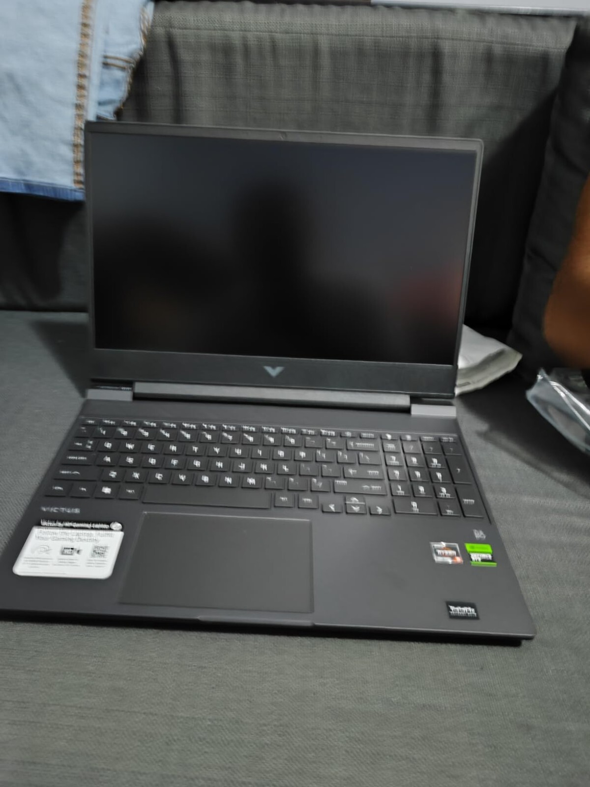 HP Victus 15 Gaming Laptop, 15.6″ FHD 144Hz Display, AMD Ryzen 5 7535HS, 16GB DD