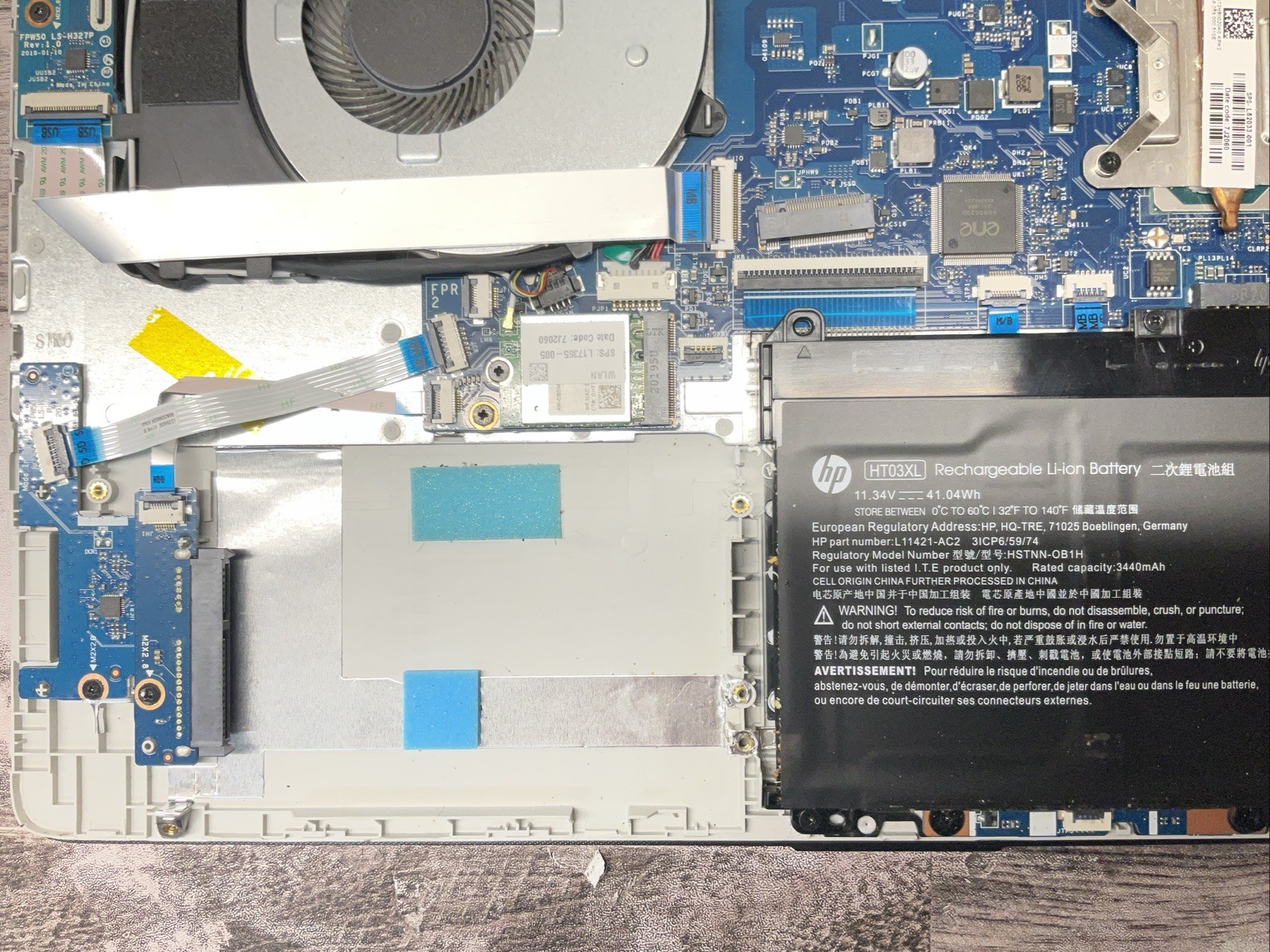 HP Laptop 15 / Intel Core i3 10th Gen / Parts Repair / C15