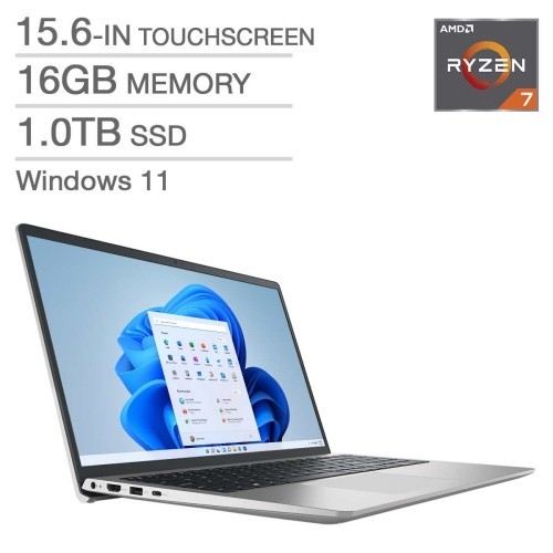 Dell Inspiron 15.6″ Touchscreen, AMD Ryzen 7 7730U, 16GB RAM, 1TB SSD – Open Box