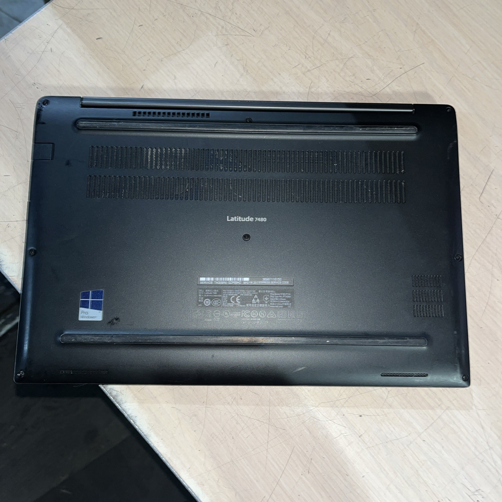 DELL LATITUDE 7480 INTEL CORE I7-7600U 2.80GHZ 8GB RAM NO HD