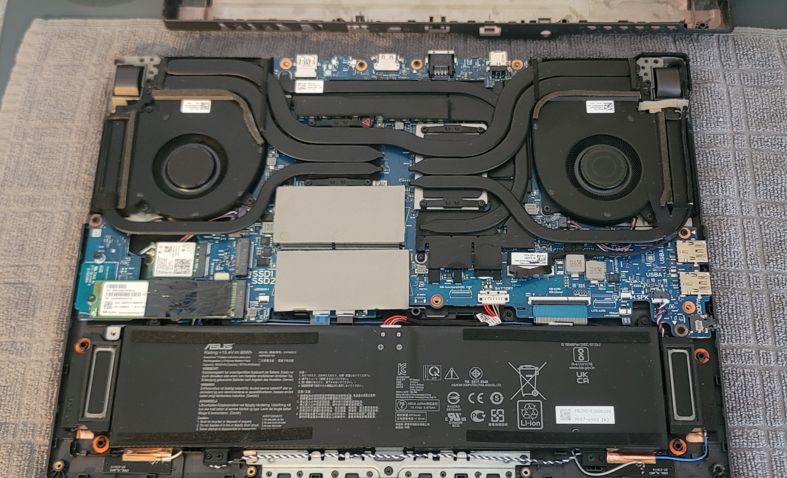 Ausu ROG STRIX G513Q Gaming Laptop Parts Only