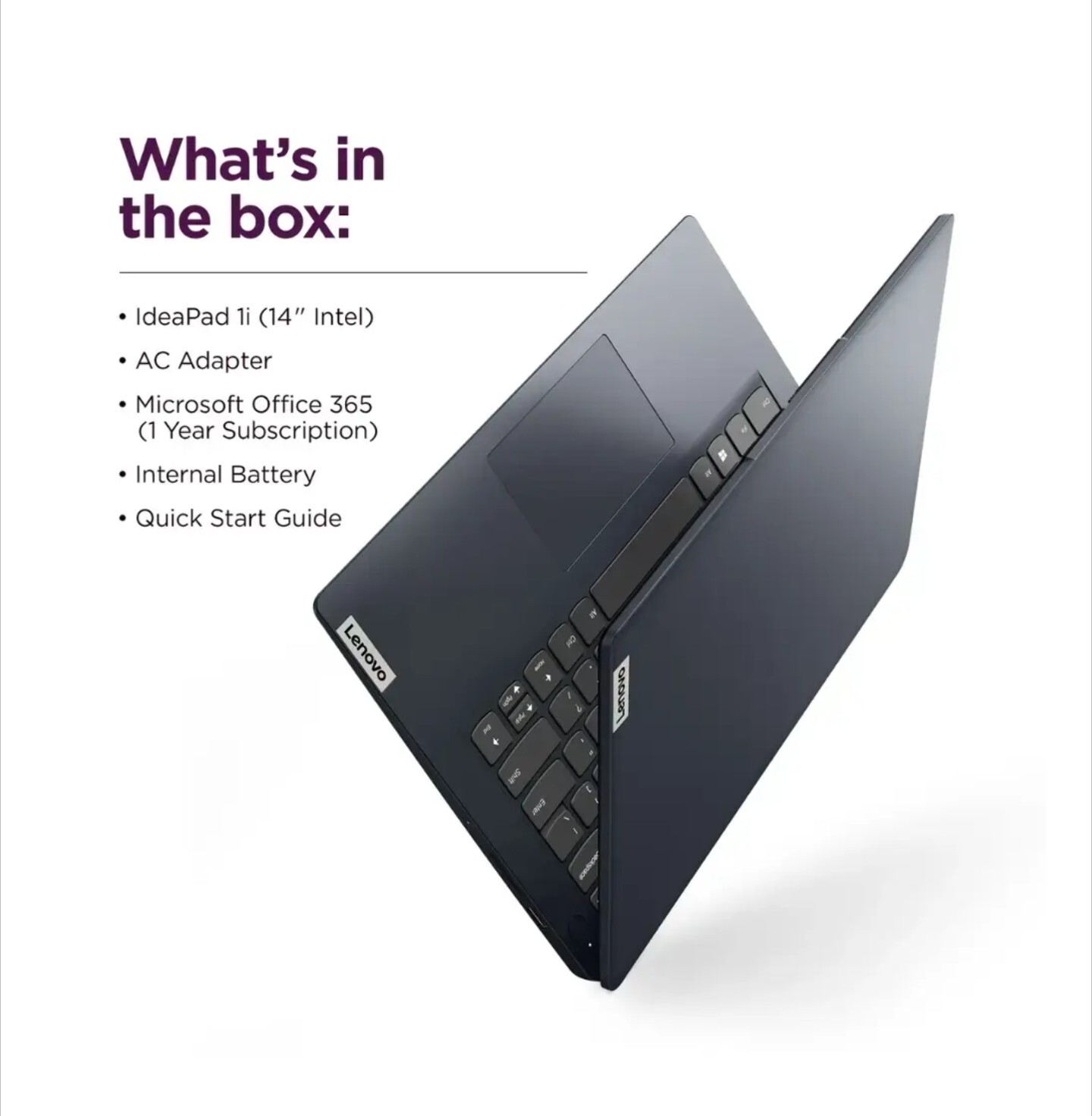 Lenovo IdeaPad 1 14″ HD Laptop, Intel Celeron N4020, 4GB Memory, 128GB eMMC NEW!