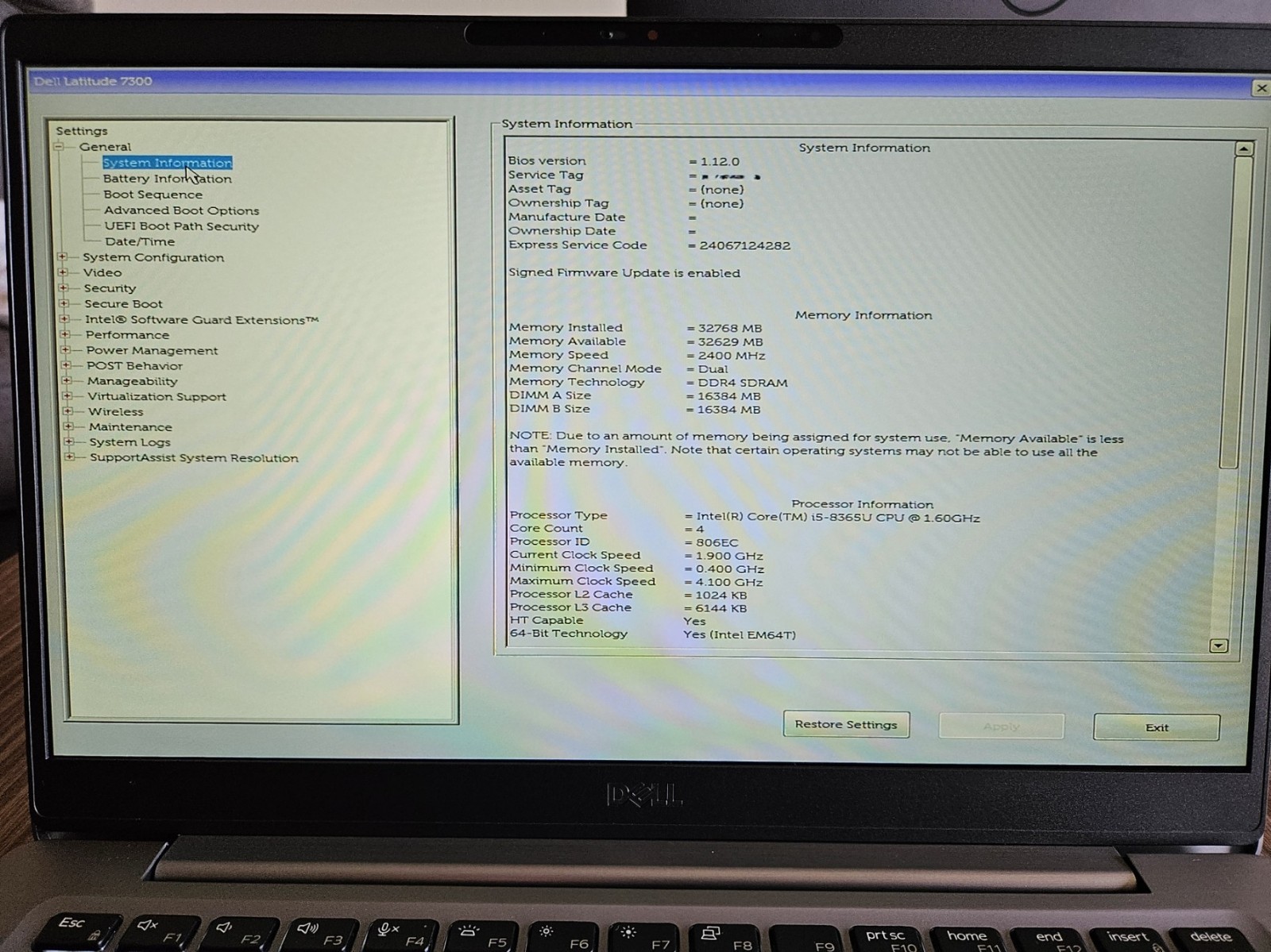 Dell Latitude 7300 13.3″ Touch i5-8365U vPro 32GB DDR4 512GB NVMe Backlit Win10