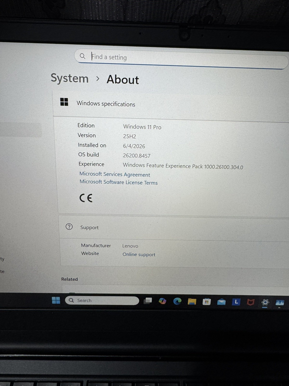 Lenovo ThinkPad T14 Gen 2 14″ i7-1185G7 32GB RAM 512GB SSD Windows 11 Pro
