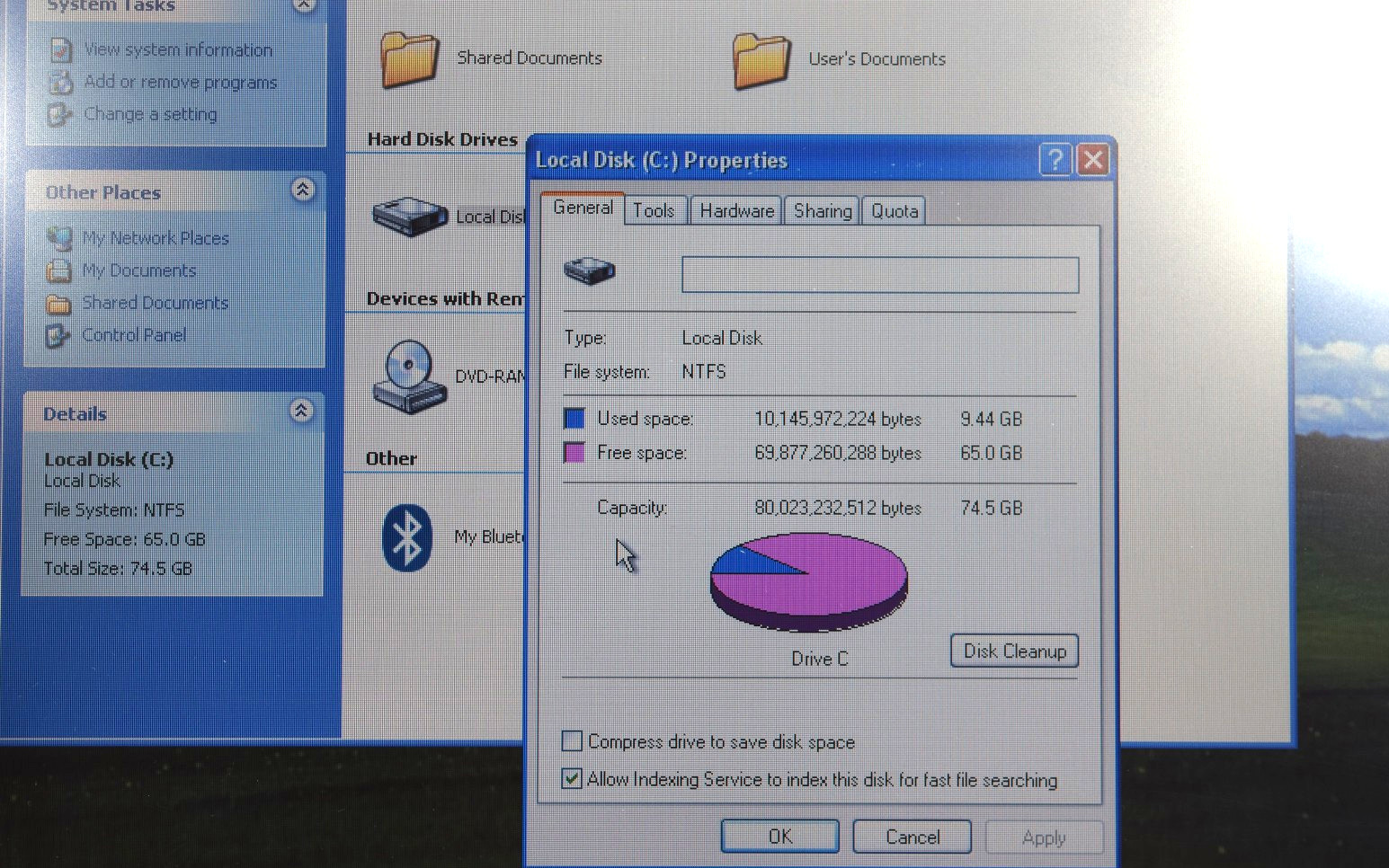 IBM THINKPAD T40 1.60GHz 2GB RAM 80GB HDD WINDOWS XP SP3 ATI RADEON 7500 NO BATT
