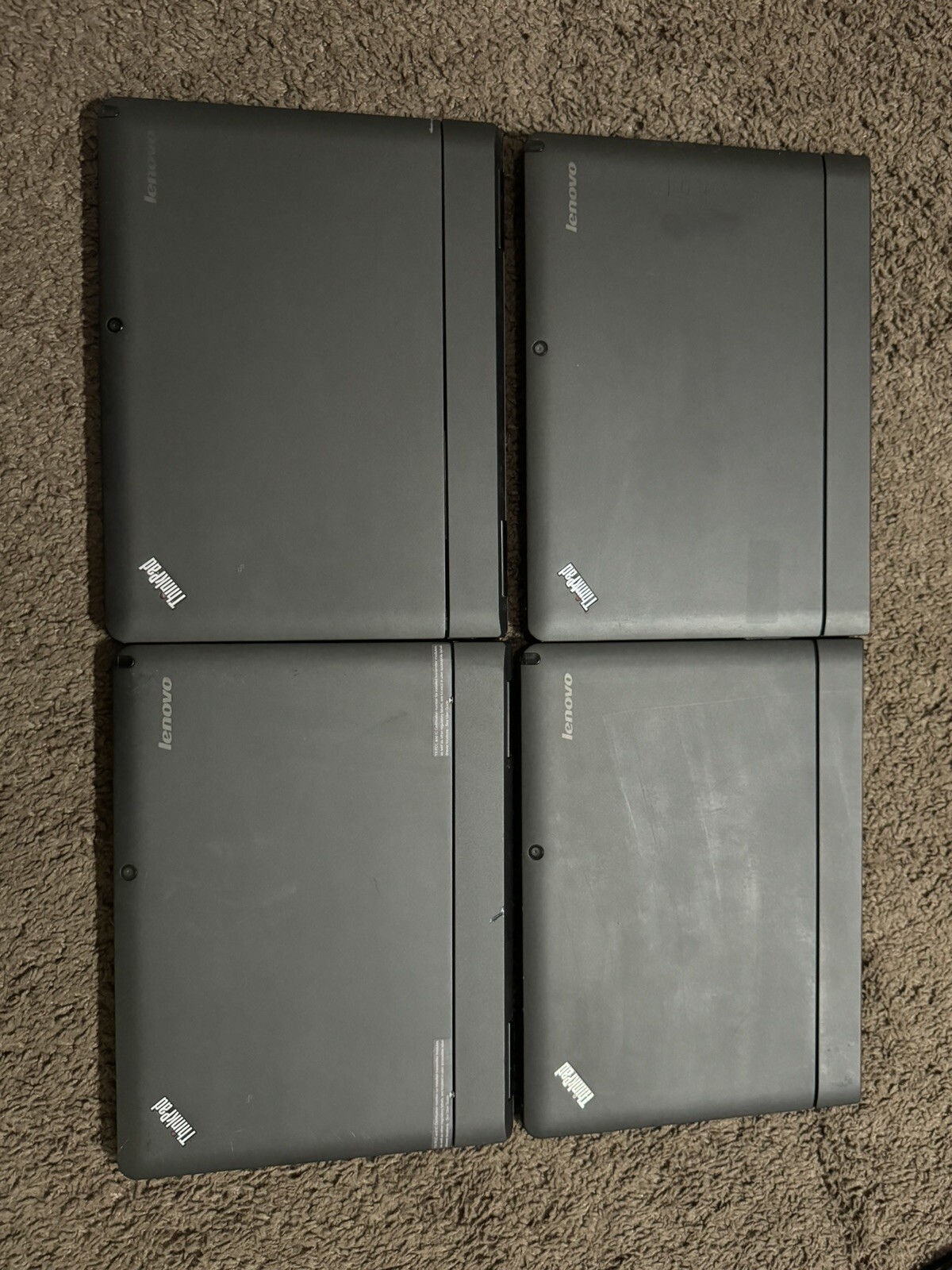 Lot Of 5 Lenovo ThinkPad Helix 11.6in i5-3427U Laptop/Tablet untested sold as is