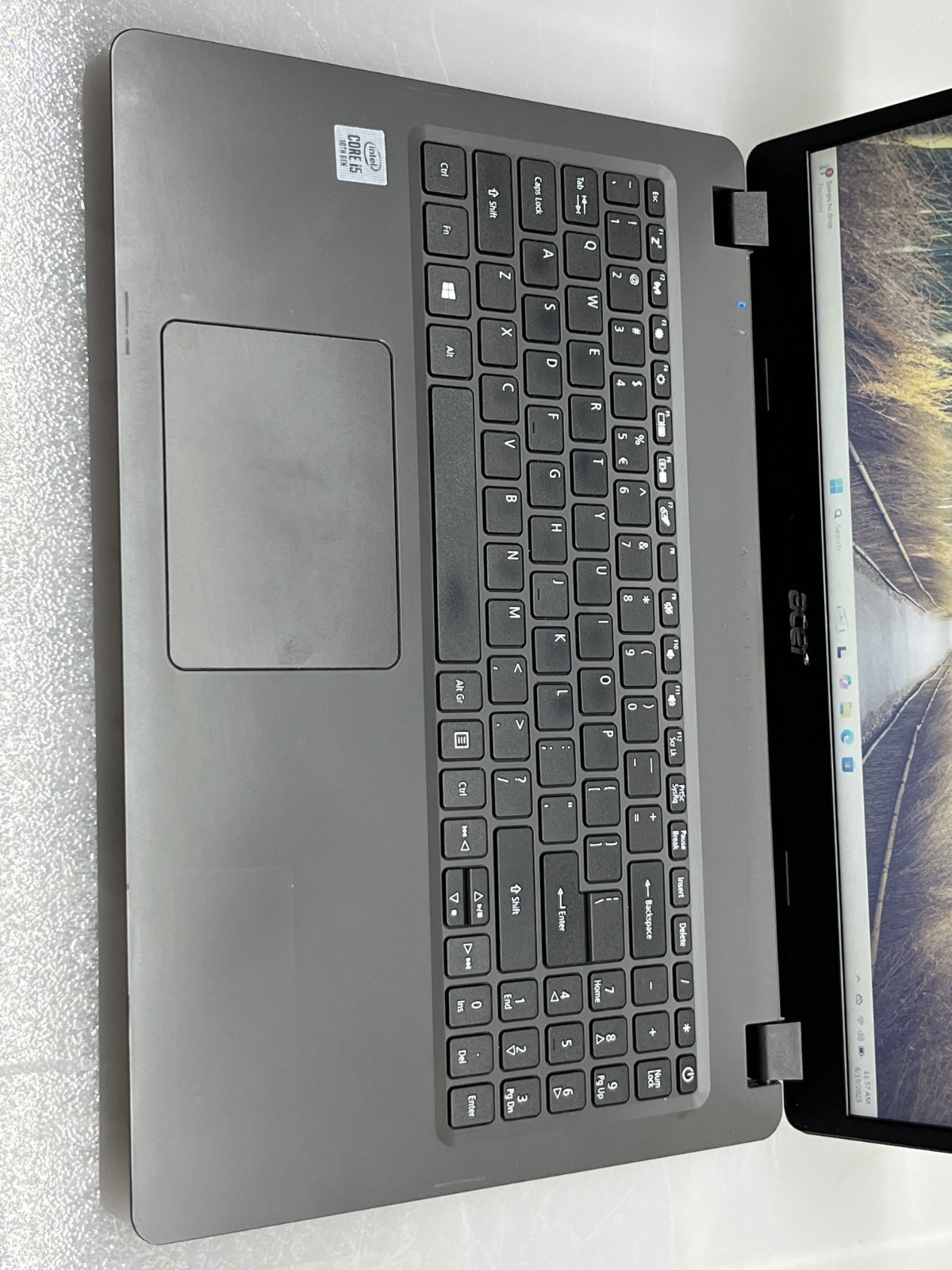 ACER ASPIRE A315-56 i5-1035G1 @ 1.00GHz 8GB RAM 256GB NVMe Win11H