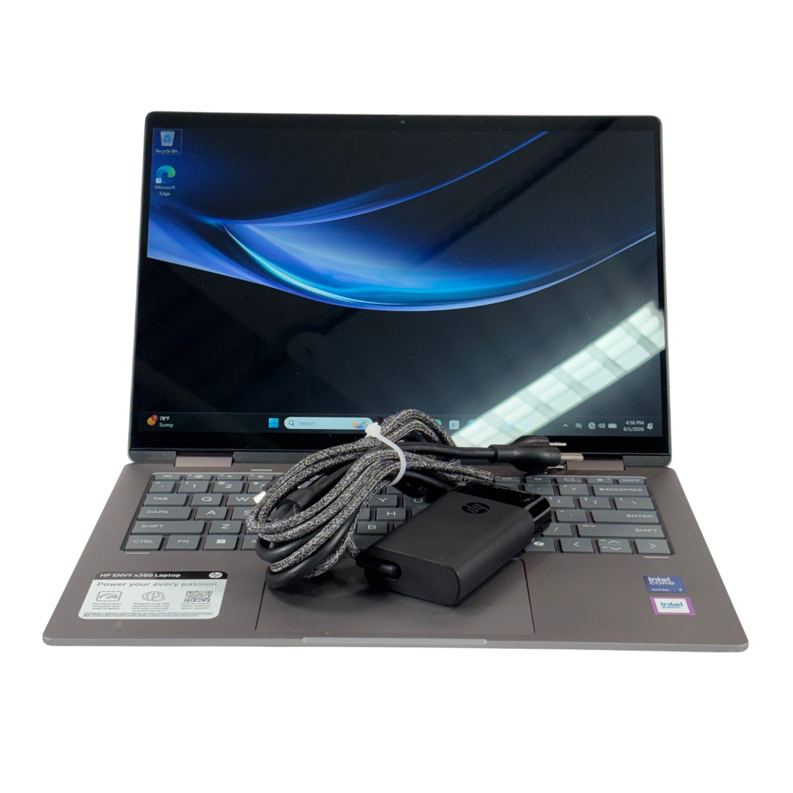 HP ENVY x360 14-fc0023dx Win 11 Ultra 7 155U 2.1GHz 16GB RAM 1TB SSD 14″ Touch