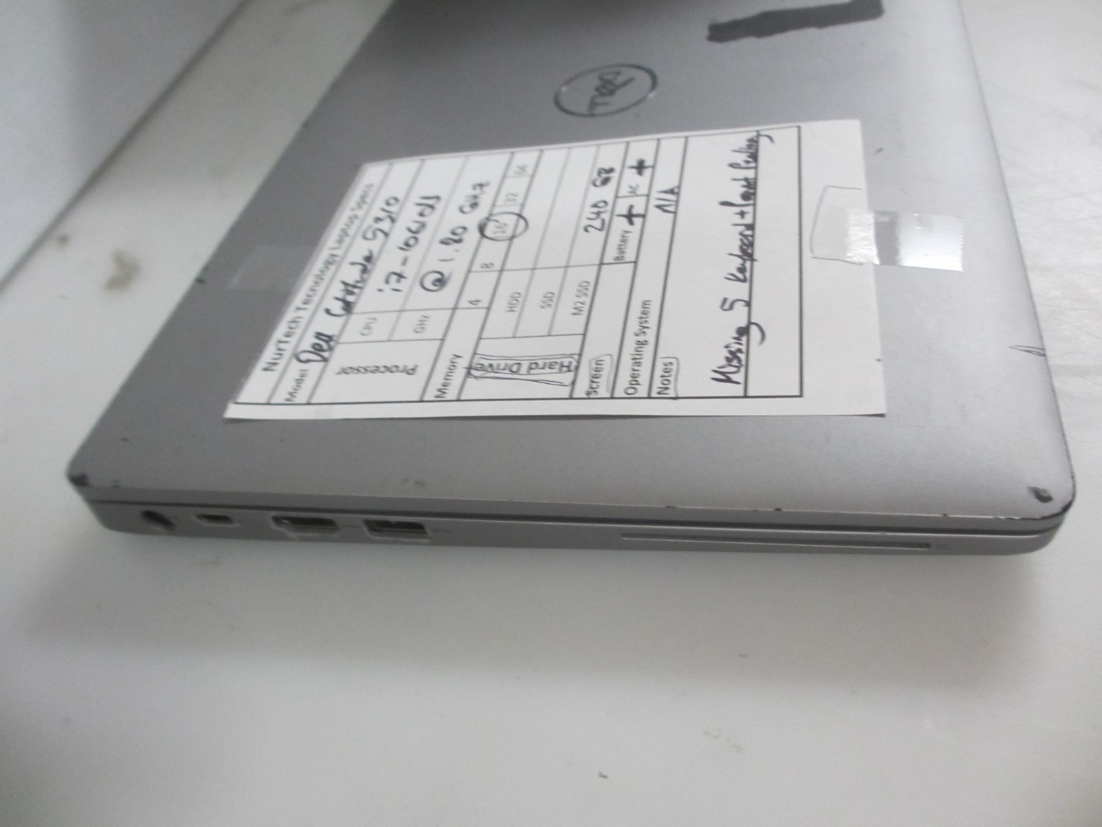 Dell Latitude 5310 i7-10610U 1.80GHz 16GB 240GB M2SSD NOOS LAPTOP + AC READ))