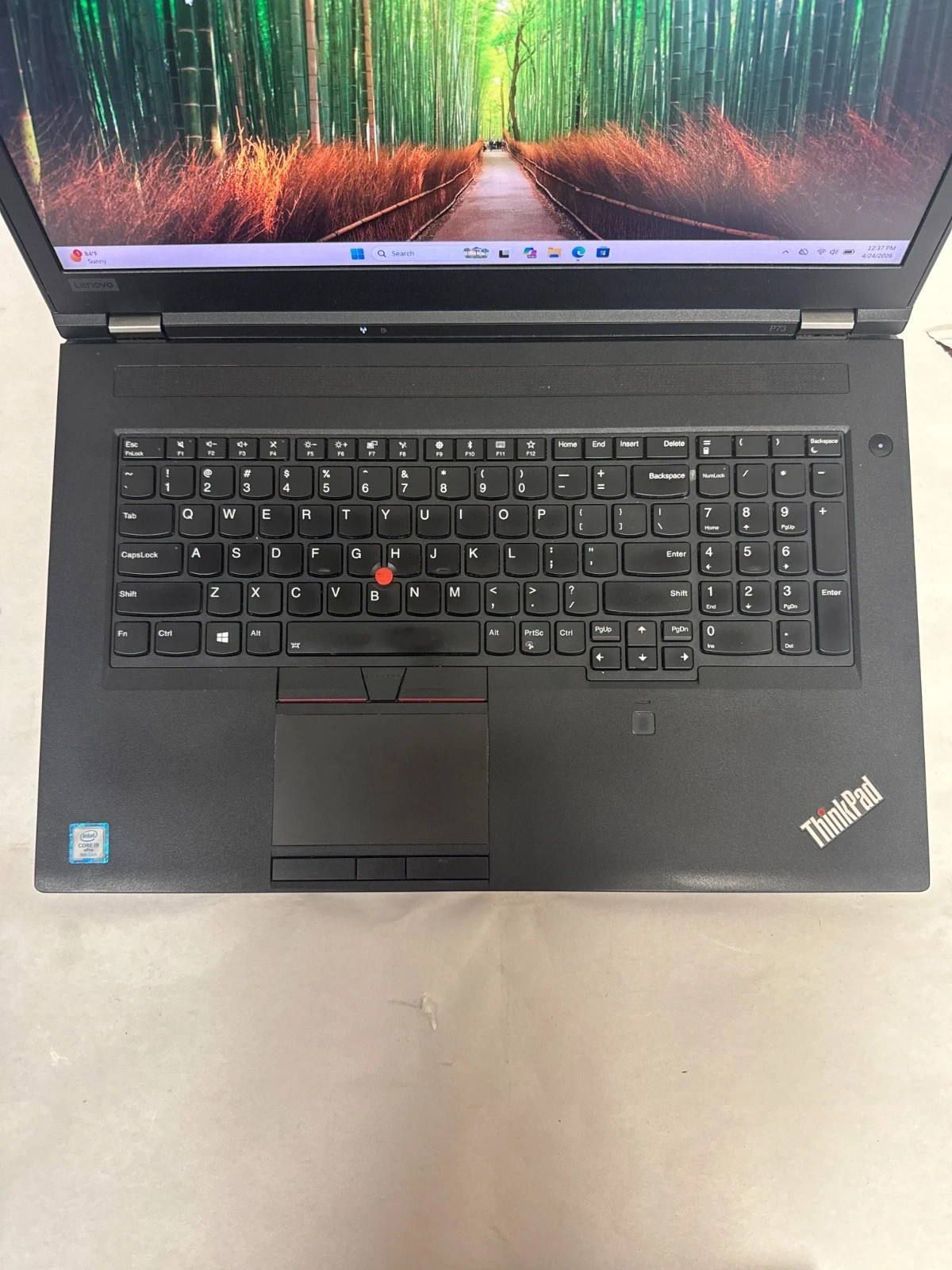 Lenovo Thinkpad P73 i7-9850H 2.3GHz 64GB RAM 1TB NVMe Quadro RTX 4000 Win 11 Pro