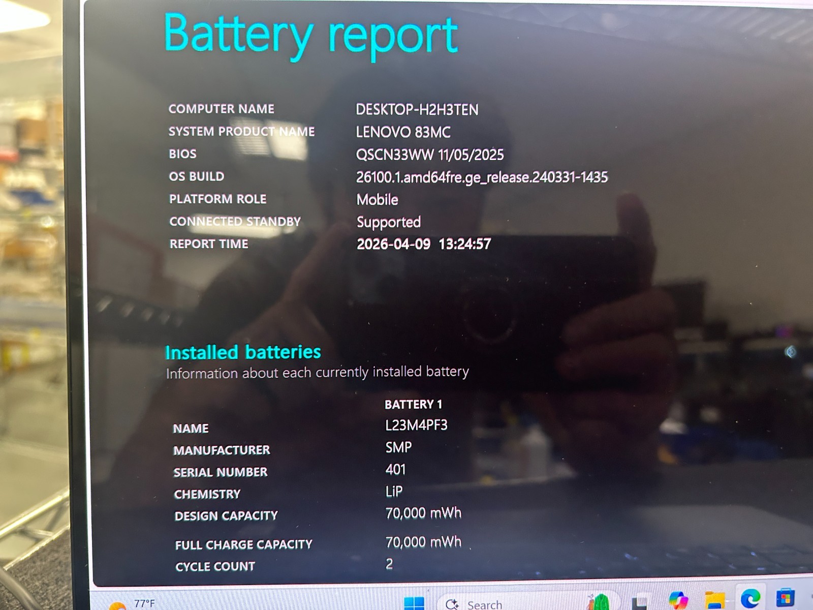 Lenovo Slim 7 14ILL10, Intel Core Ultra 7 258V, 2.20 GHz, 32 GB RAM, 1 TB NVMe