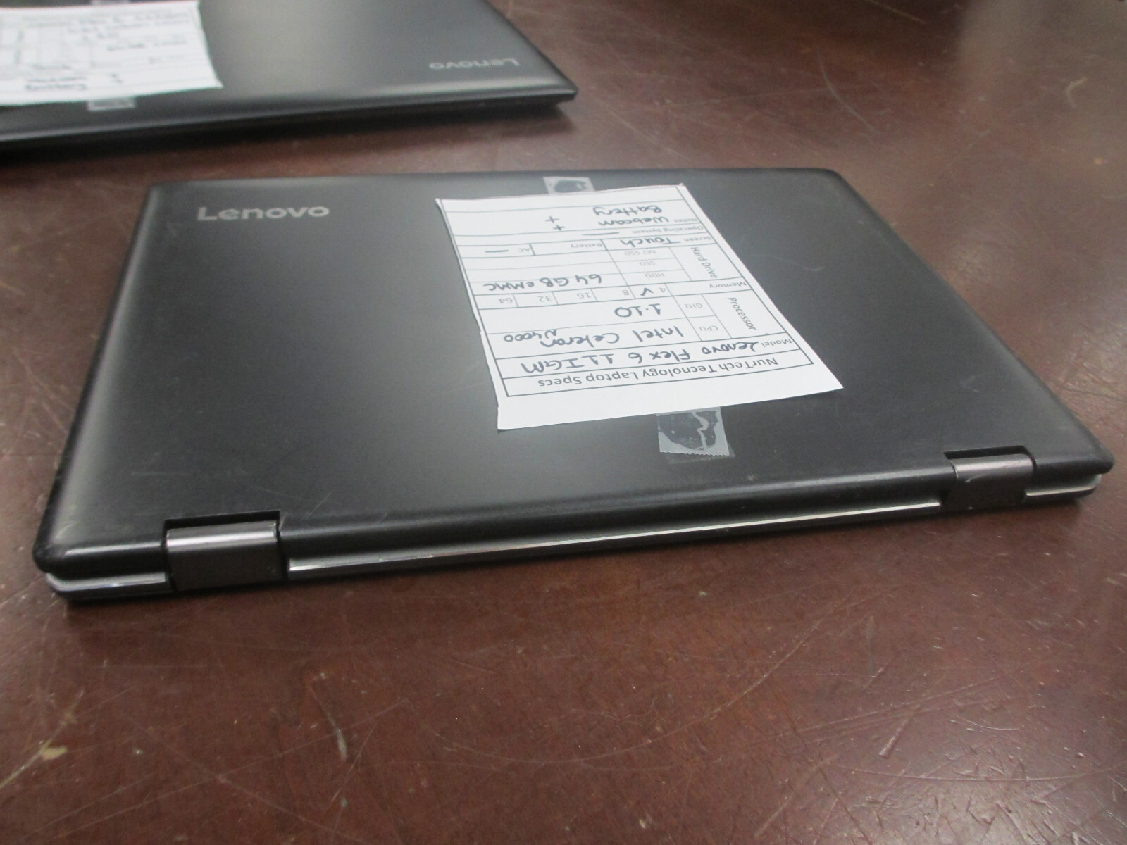 Lot of 2 Lenovo Flex 6-11IGM Celeron N4000 1.10GHZ 4GB 64GB eMMC Touch Laptop