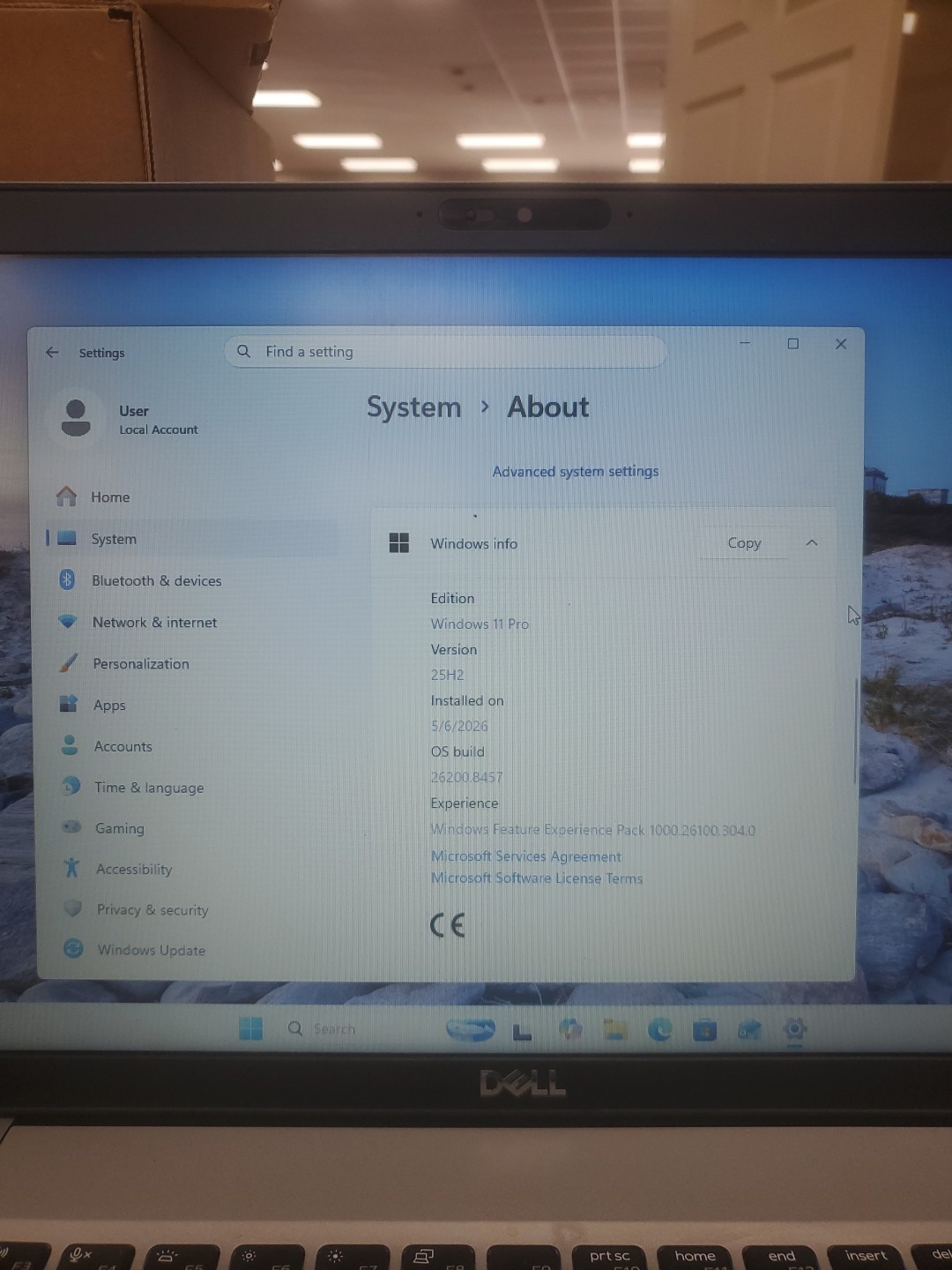 Dell Precision 3550 Laptop – i5-10310U 8GB 256GB SSD 15.6″ 051526-80
