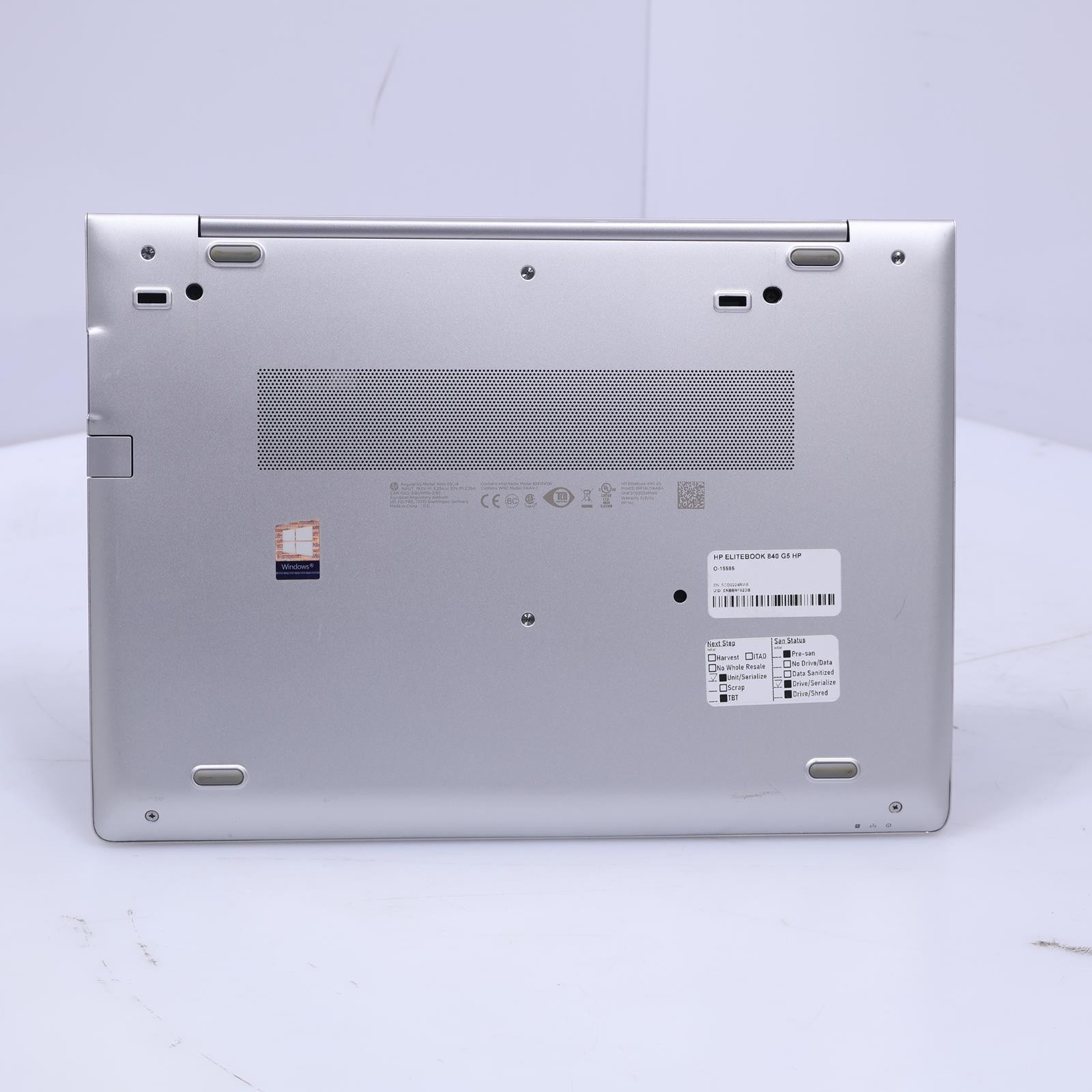 HP Elitebook 840 G5 Intel Core i7 8th Gen 8GB RAM No Drive/OS/Battery Laptop