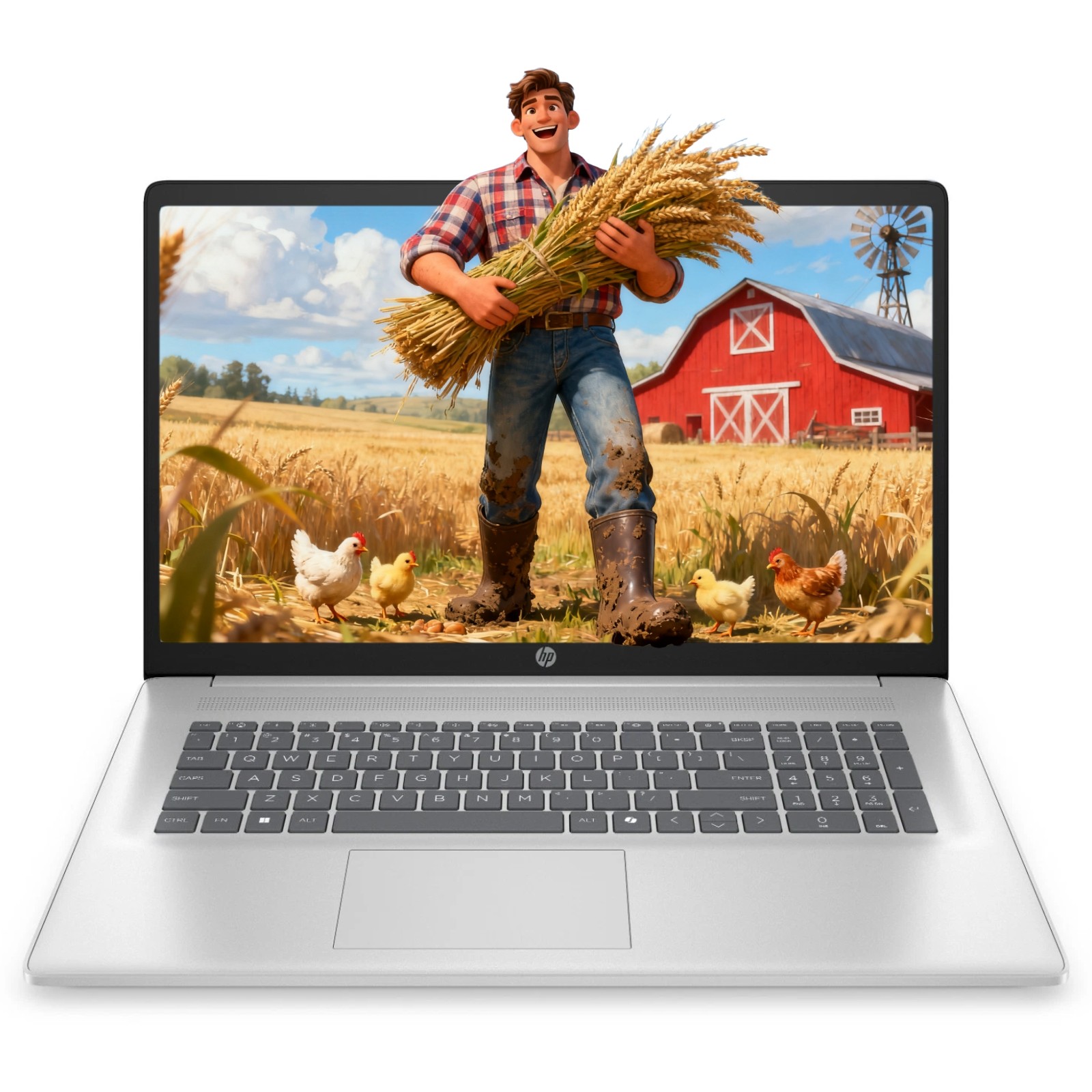 HP 17.3″ Laptop computer 2.7 ~ 4.3 GHz AMD Ryzen 5-7430U Notebook 16GB RAM 512GB