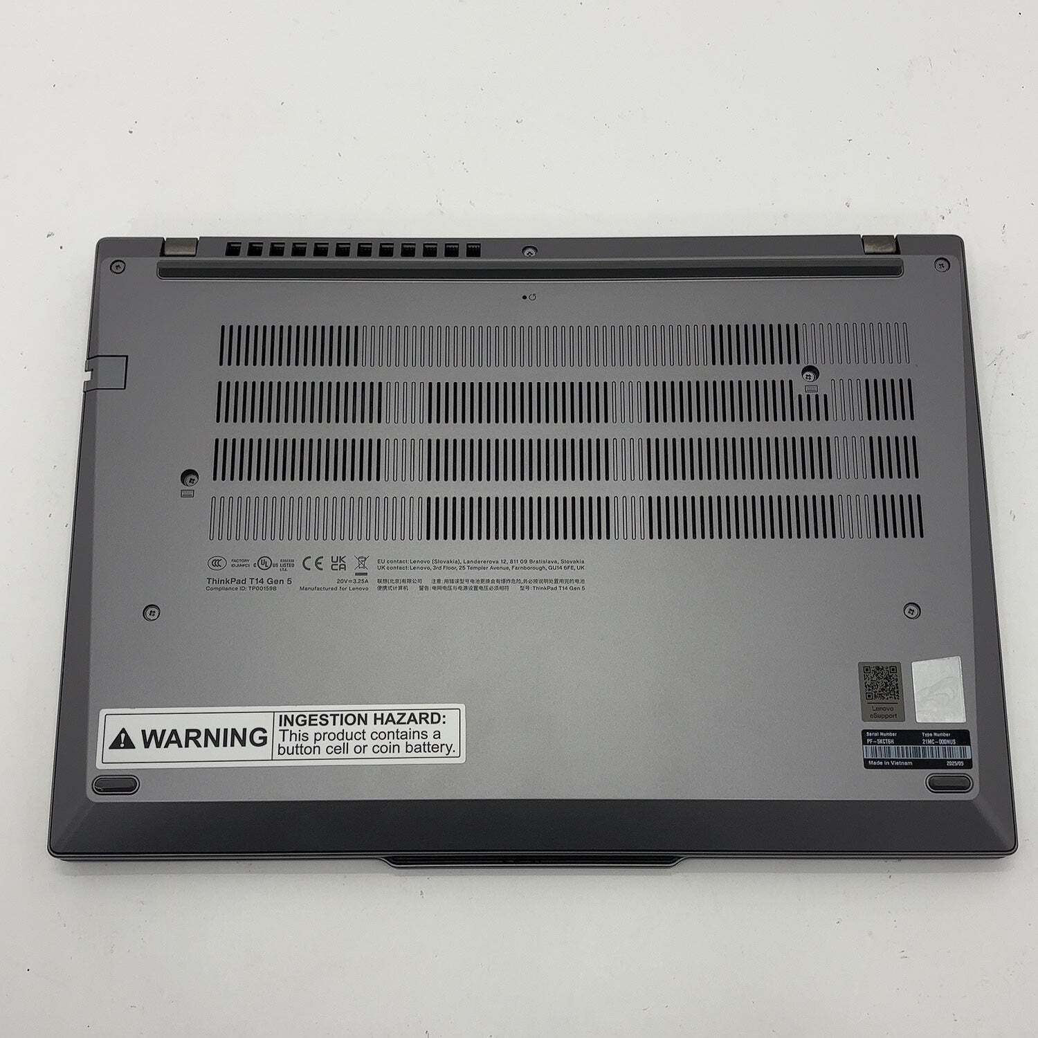 Lenovo ThinkPad T14 Gen 5 21MC000NUS 14″ Ryzen 5 Pro 8540U 16GB RAM 256GB SSD