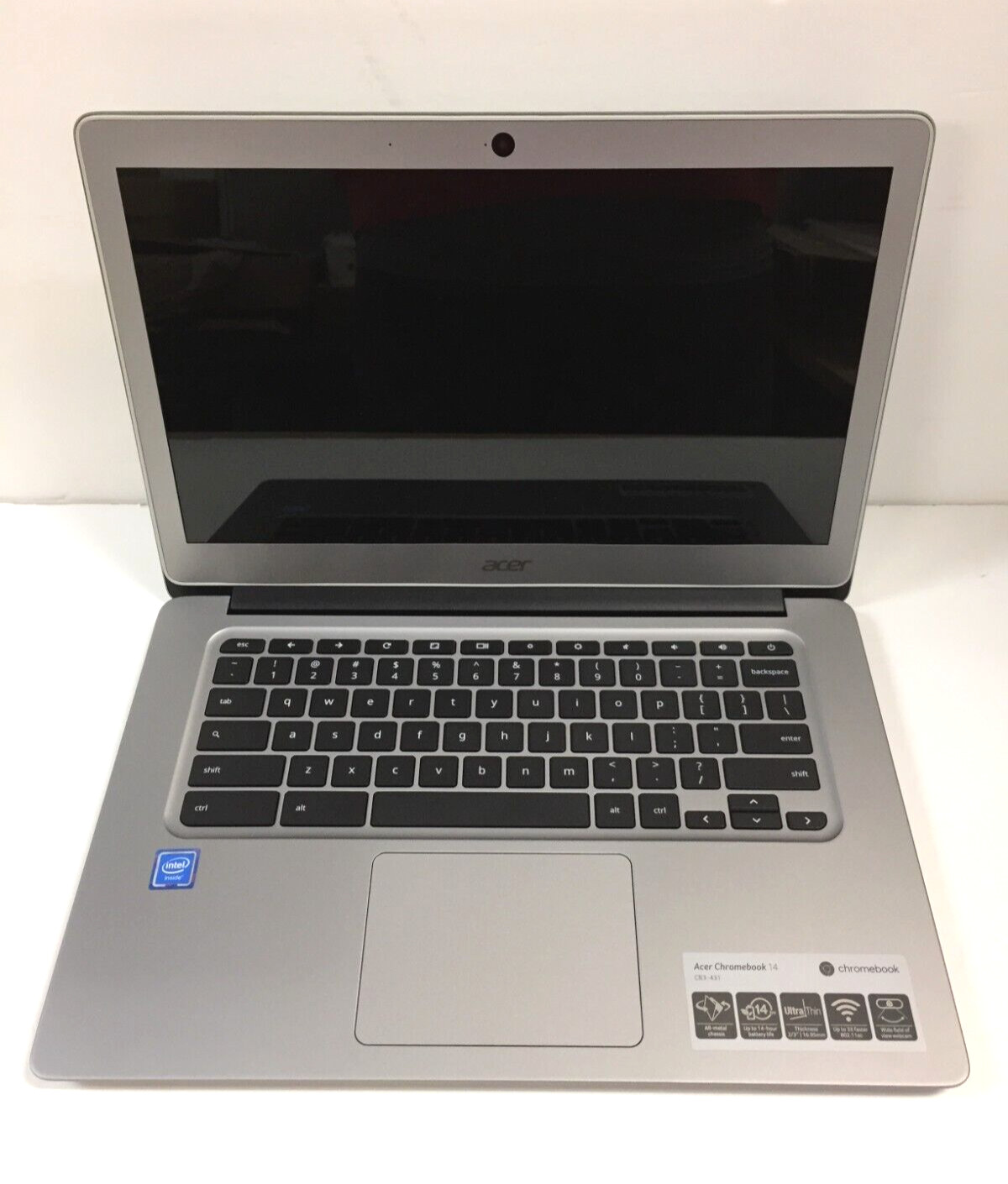 Lot of 2*Bad Battery* Acer CB3-431-12K1 14 ChromeBook/Intel x5-E8000/4GB/32G eMM
