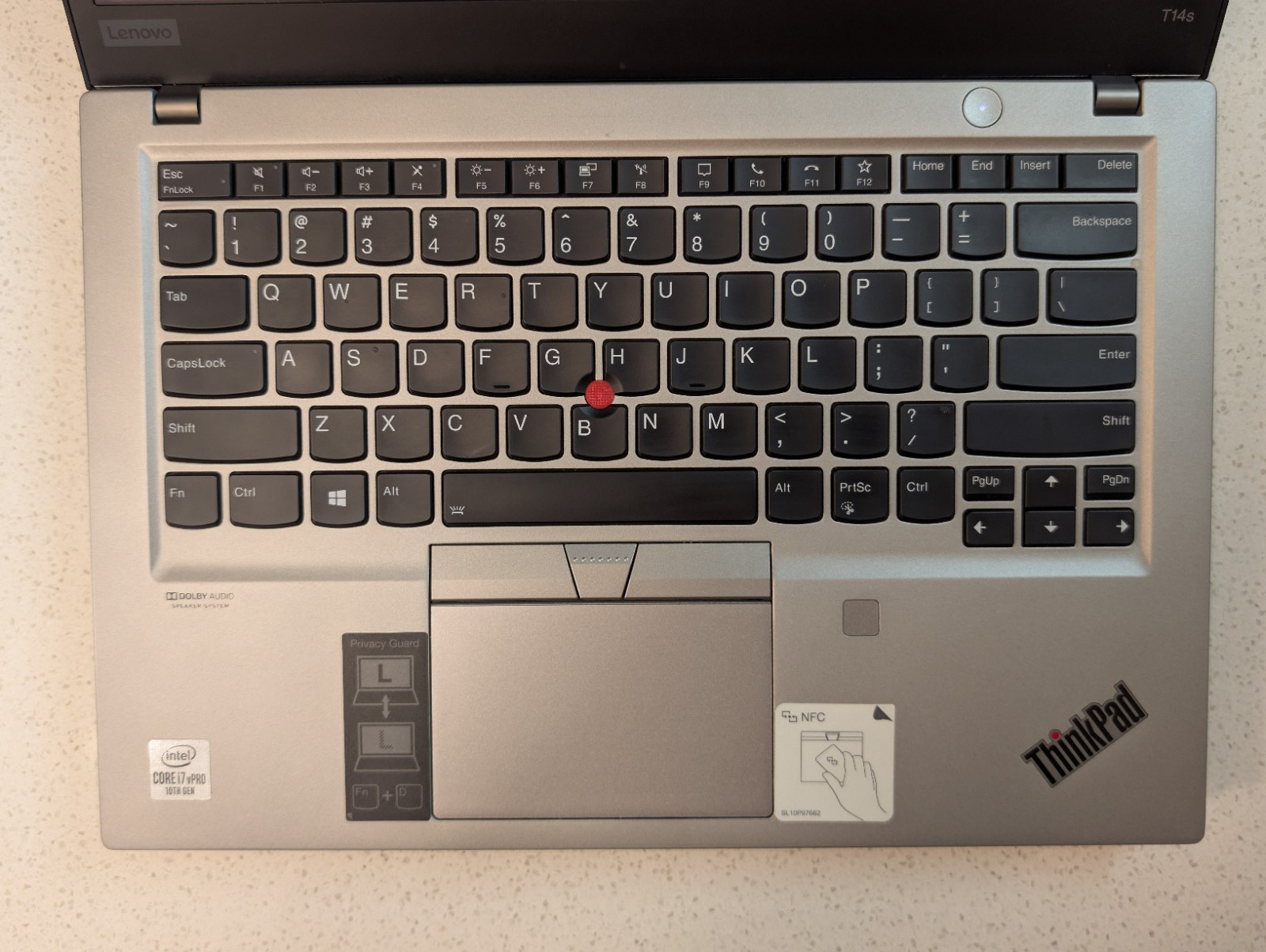 Lenovo Thinkpad T14s Gen 1 Touch Intel i7-10510 32GB 256GB SSD Linux Mint | A+++
