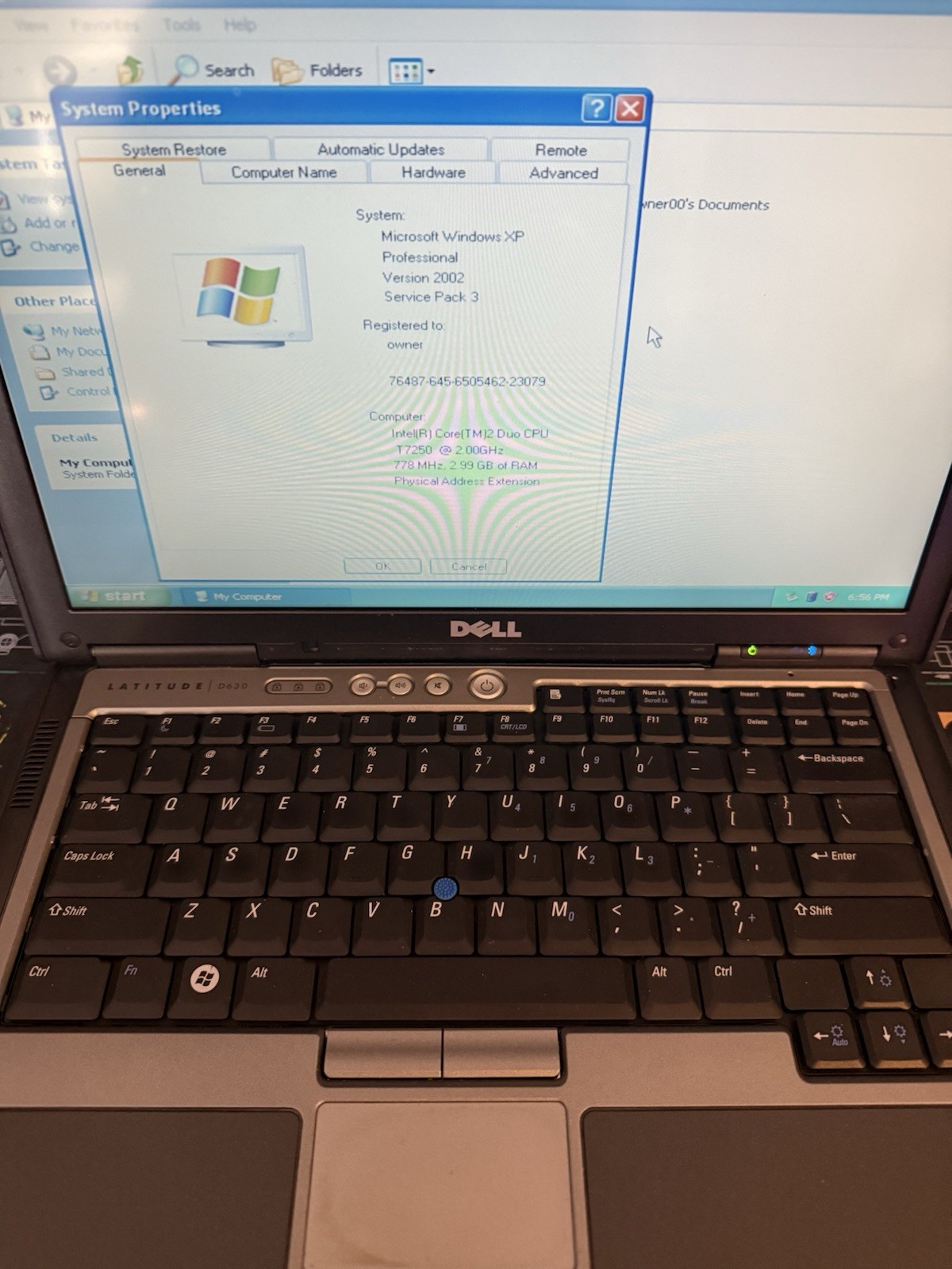 Dell Latitude D620/D630 Laptop Windows XP 3GB RAM 320 GB HDD