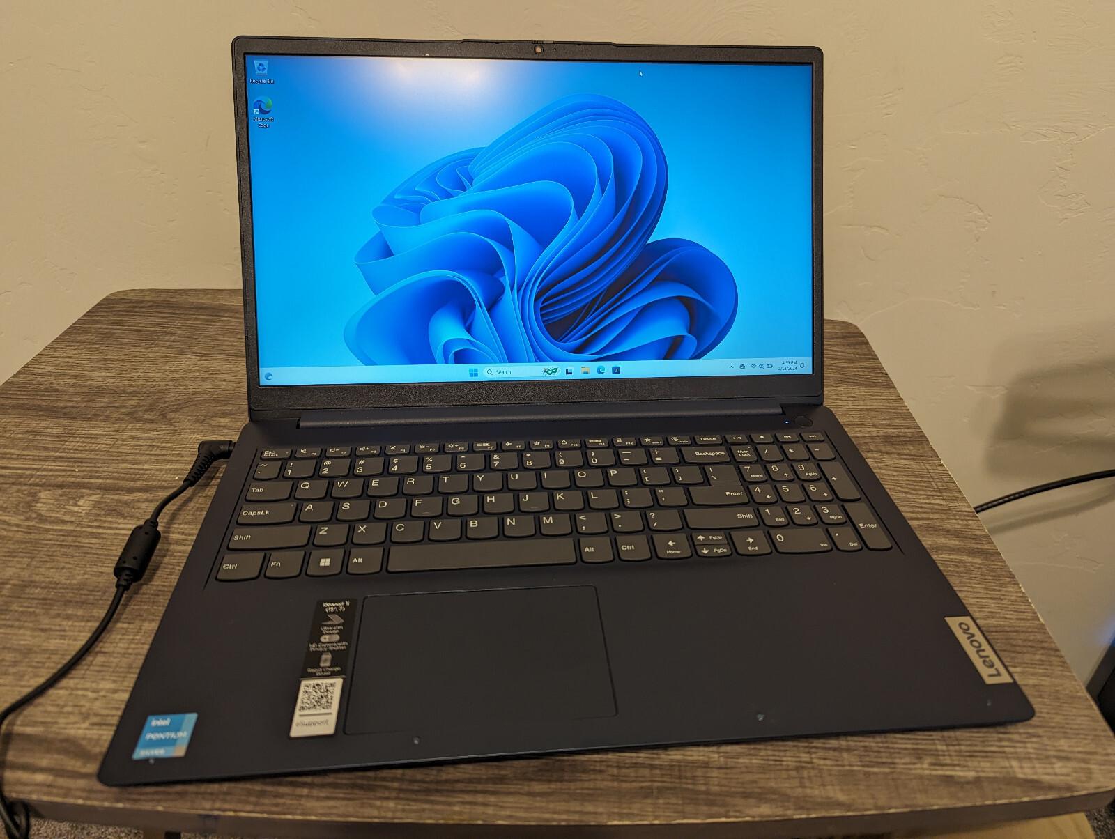 Lenovo IdeaPad 15.6″, 1080p Laptop Intel N6000 8GB 128GB, ~3 months old