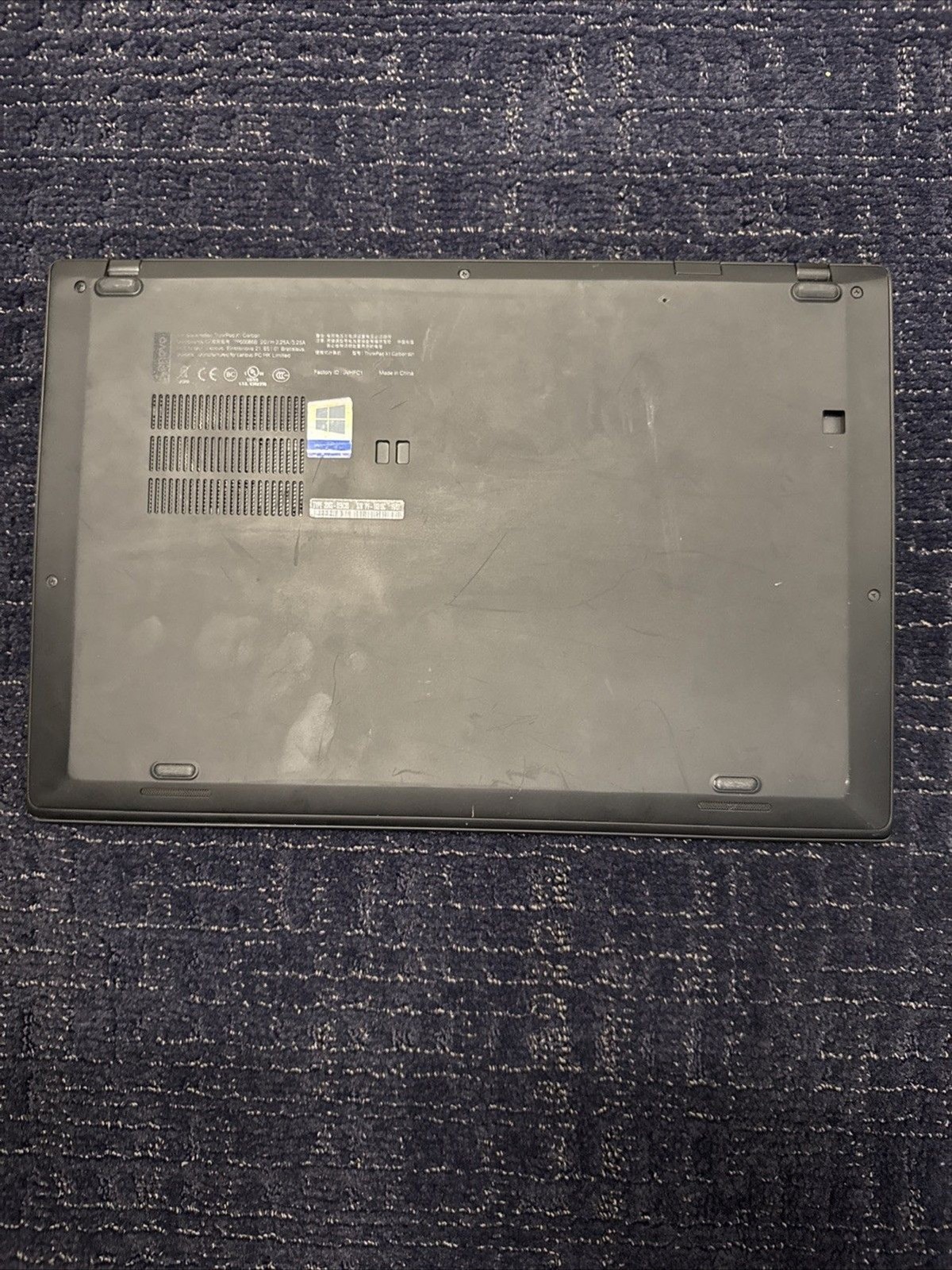 Lenovo X1 Carbon 6th Intel i7 8th Gen 16GB RAM 512GB SSD Win 11 Bad Battery