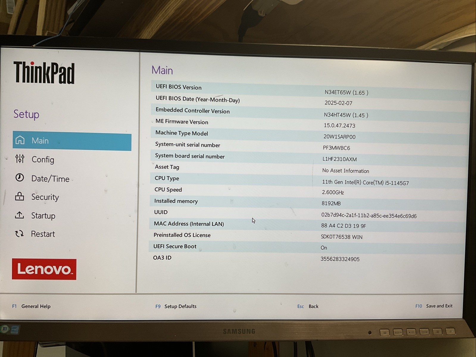 ThinkPad T14 Gen 2 / i5 11th / 8GB RAM Laptop Notebook PC / M10