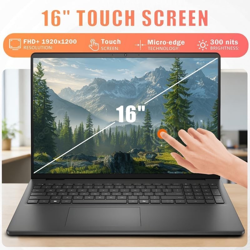 Dell Inspiron 16″ Touchscreen Business Laptop, Intel Core 7 150U, 32 GB, 2TB SSD
