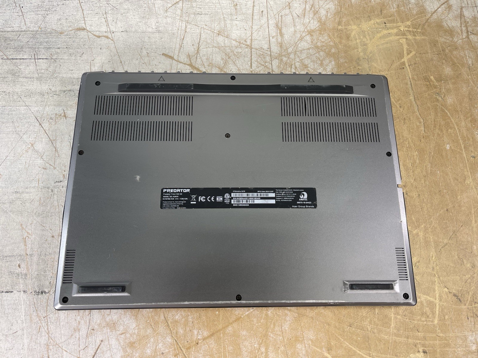 ACER PREDATOR TRITON 500 SE i7-11800H @ 2.30GHZ, 16GB RAM, NO HDD/OS – (PARTS)