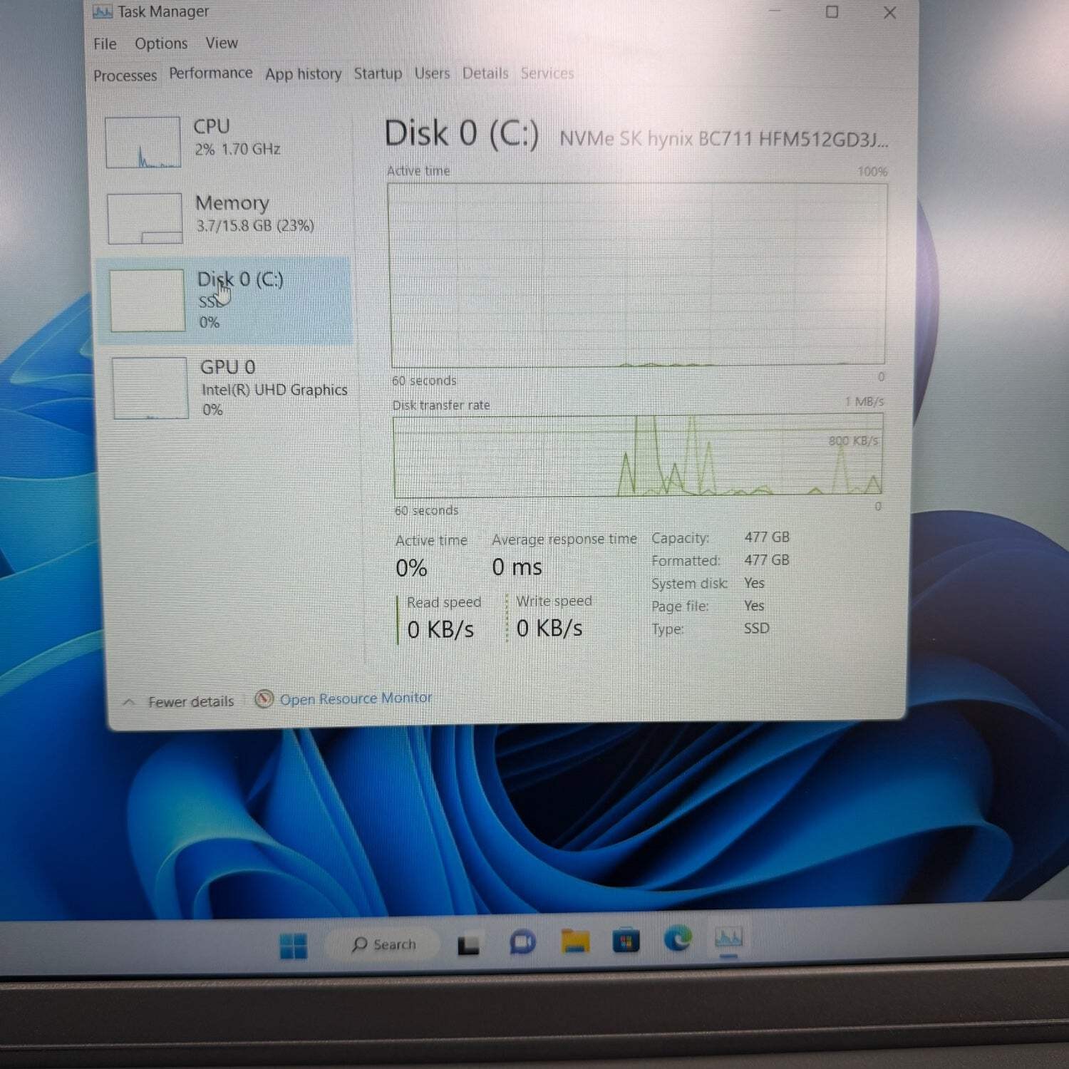 Dell Inspiron 3511 15.6″ i5-1035G1 1.2GHz 16GB RAM 500GB SSD